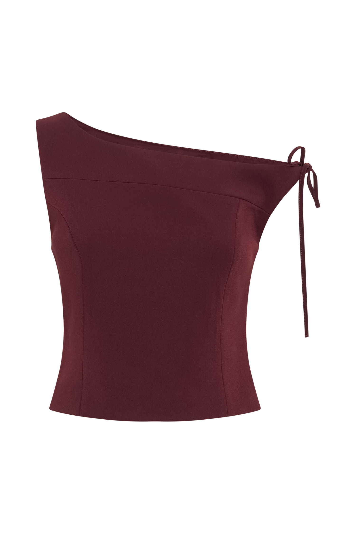 Ramsey Suiting Off Shoulder Top - Plum #9