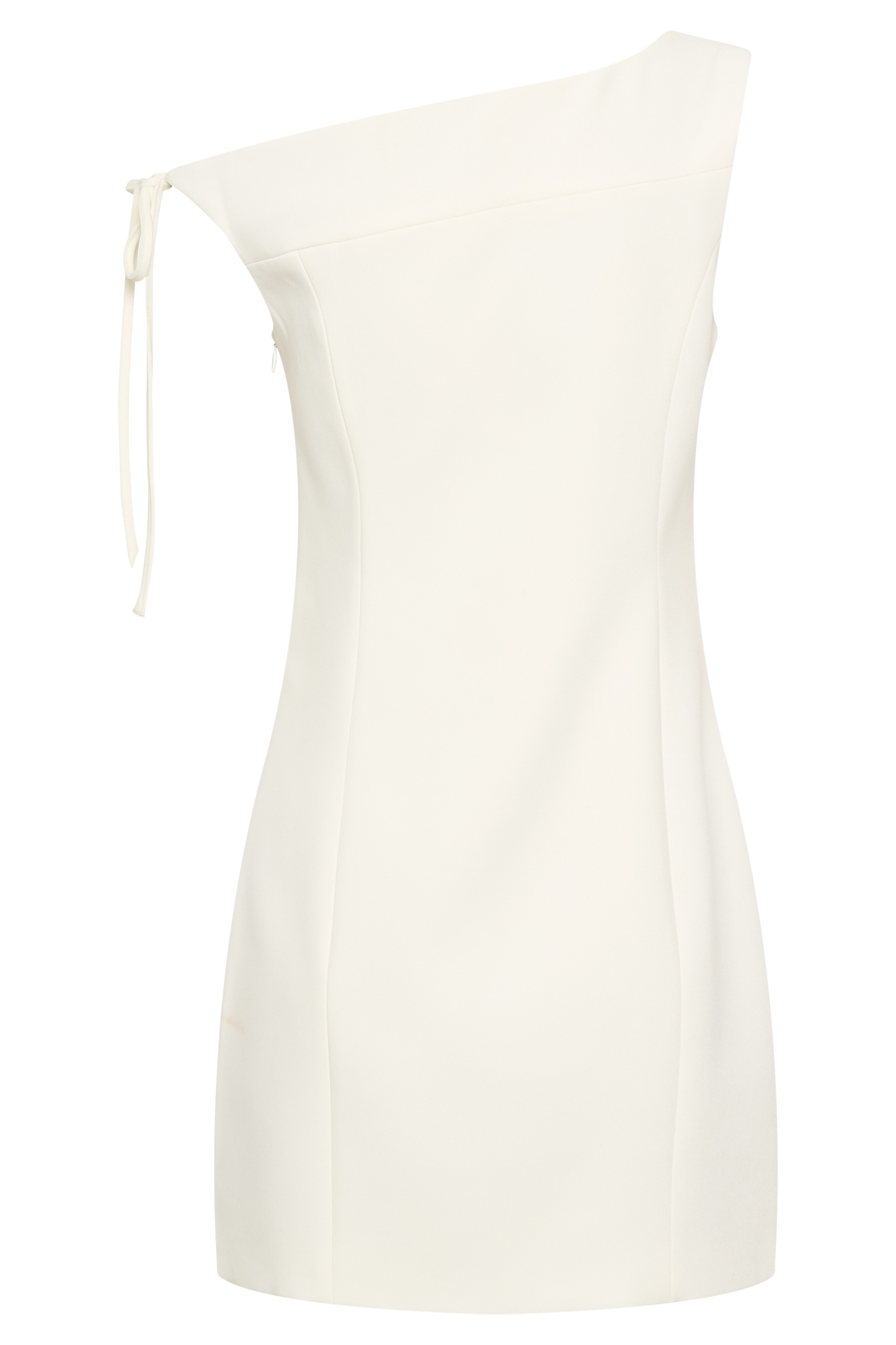 Baker Suiting Off Shoulder Dress - Ivory