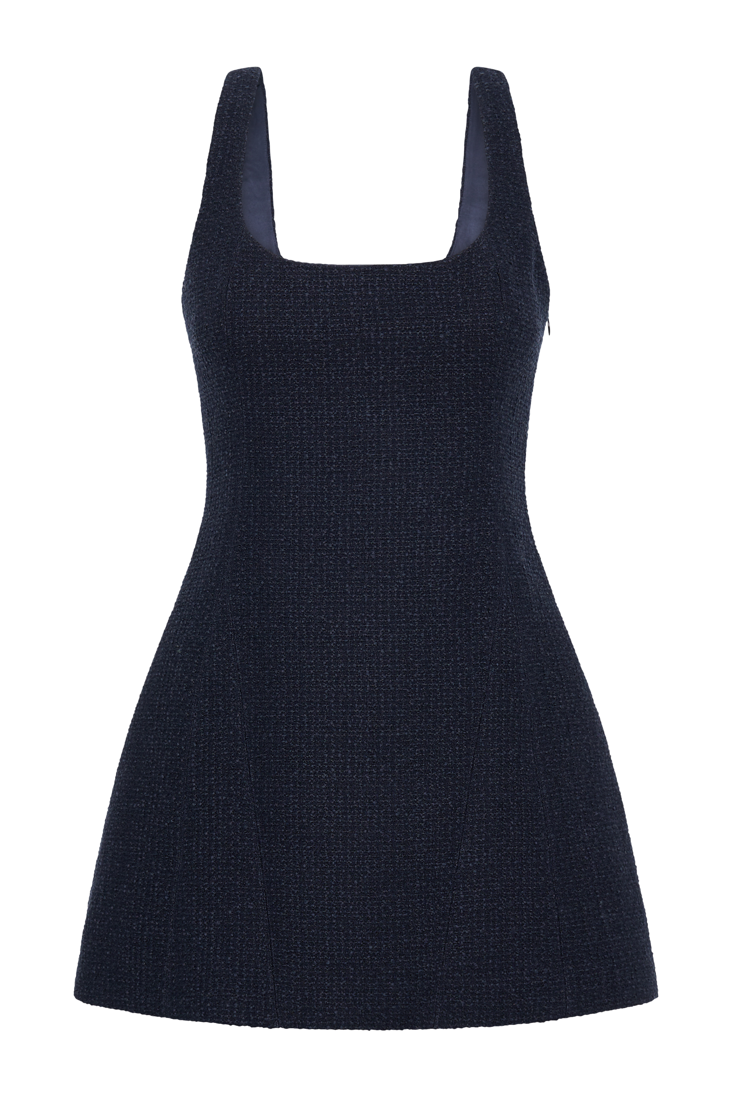 Beth Boucle Mini Dress - Navy #6