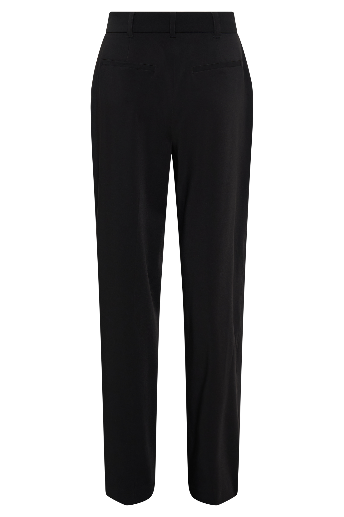 Amelie Suiting Straight Leg Pants - Black