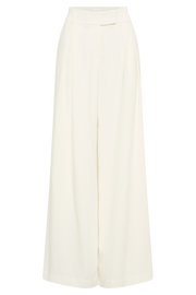 Jacqueline Pleated Wide Leg Pants - Ivory