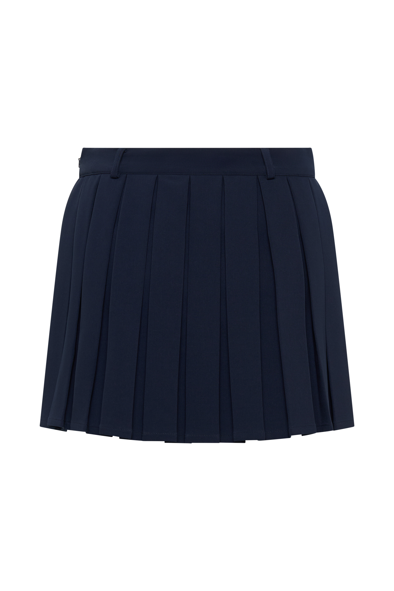 Mura Pleated Mini Skirt - Navy #13
