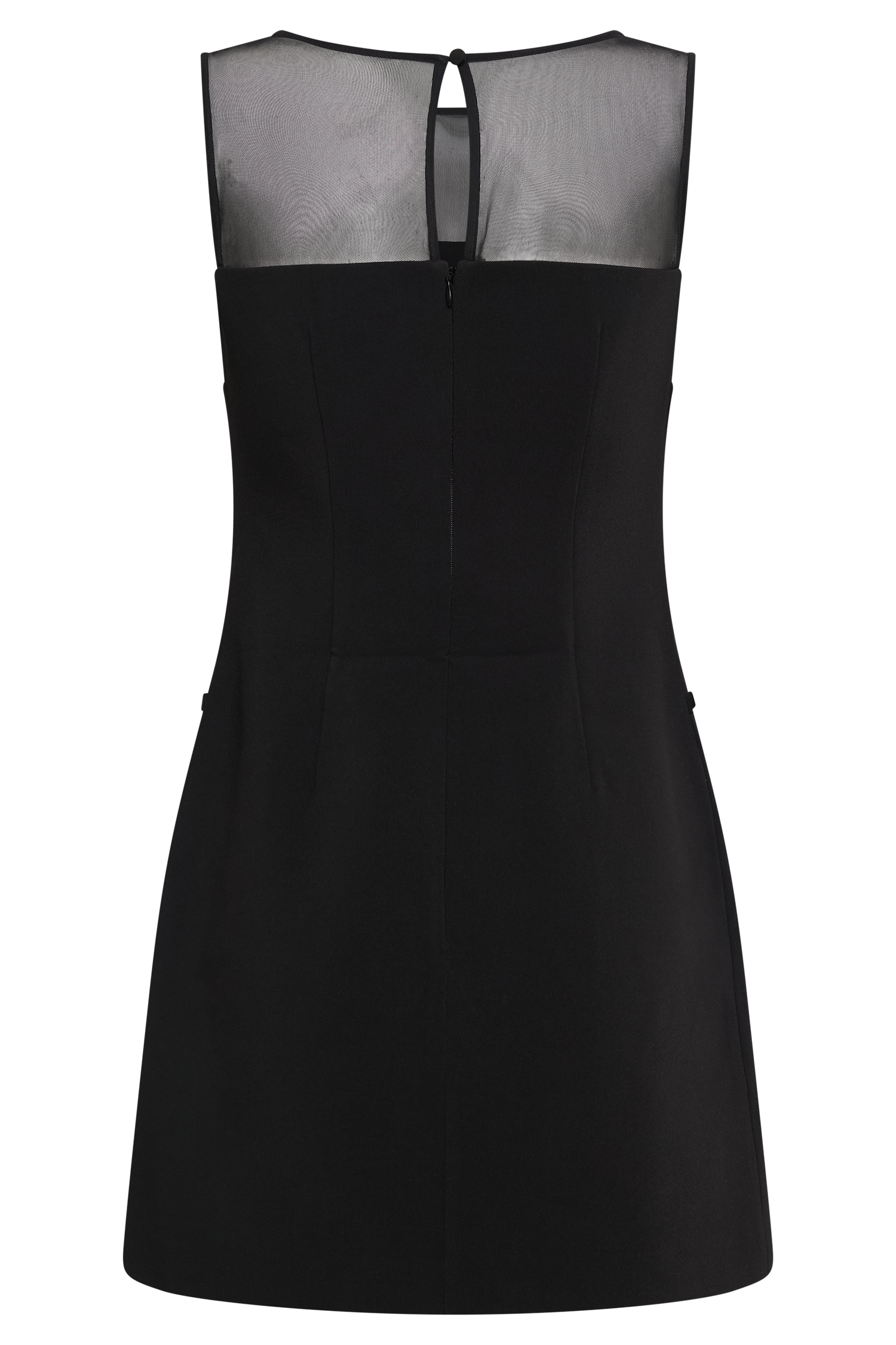 Posie Suiting Belted Mini Dress - Black #7