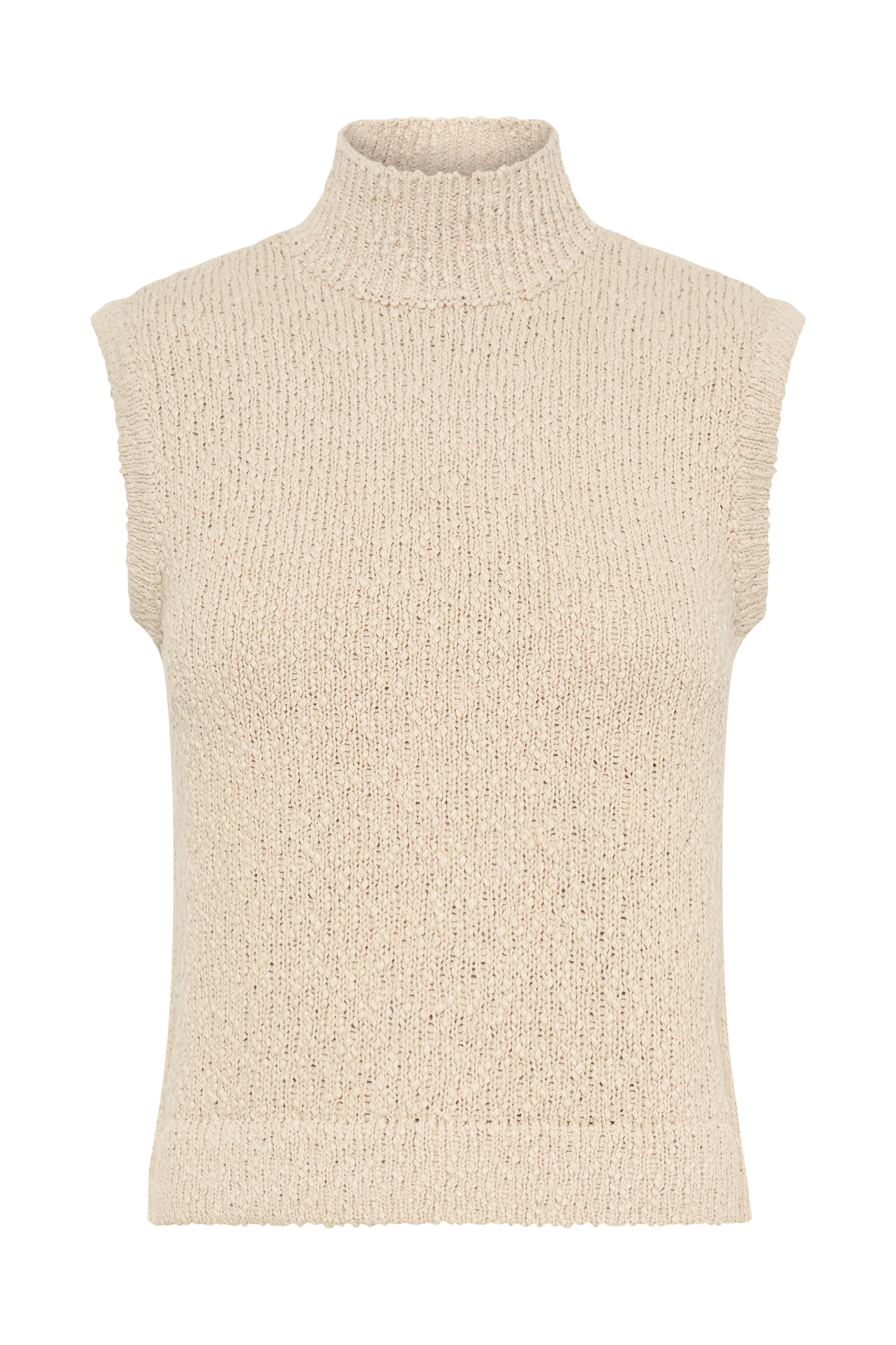 Azalea Sleeveless Knit Top - Wheat #12