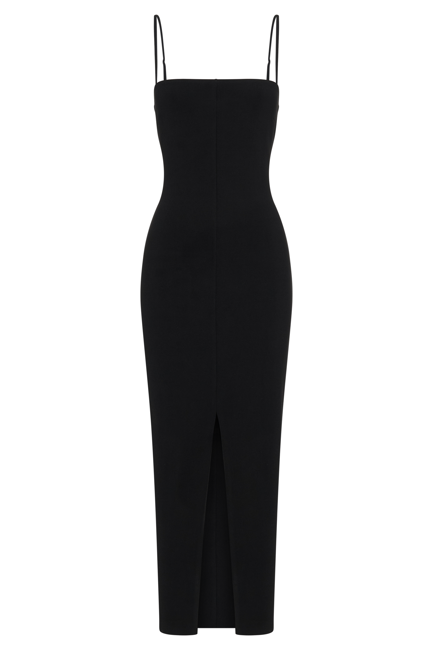 Delia Crepe Maxi Dress - Black #8