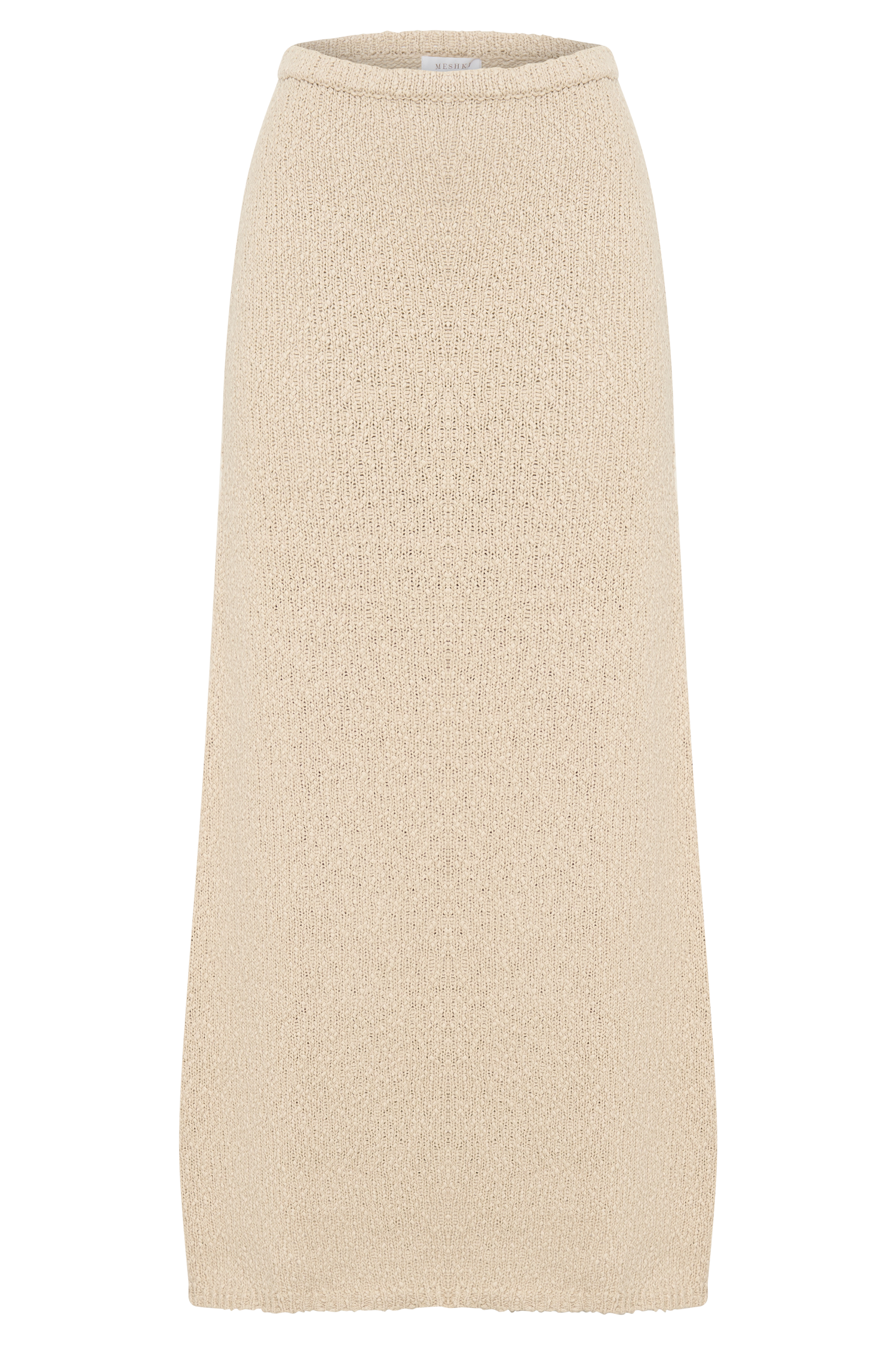 Moira Boucle Maxi Skirt - Wheat #11