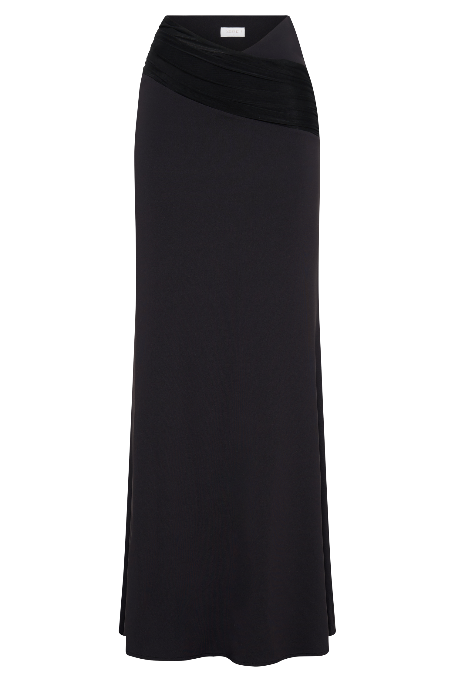 Jules Recycled Nylon And Mesh Maxi Skirt - Black #10