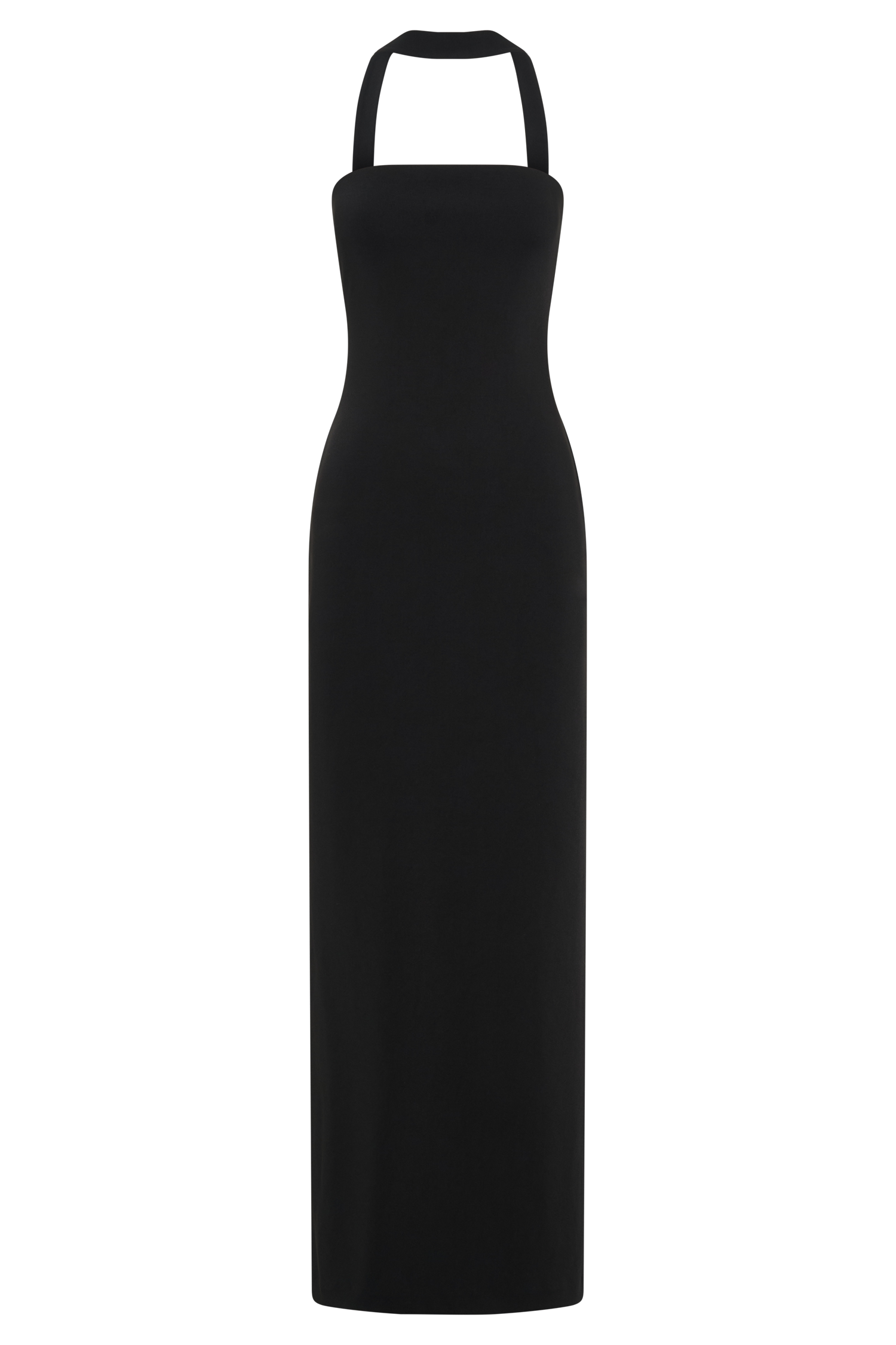 Velma Halter Collar Maxi Dress - Black #9