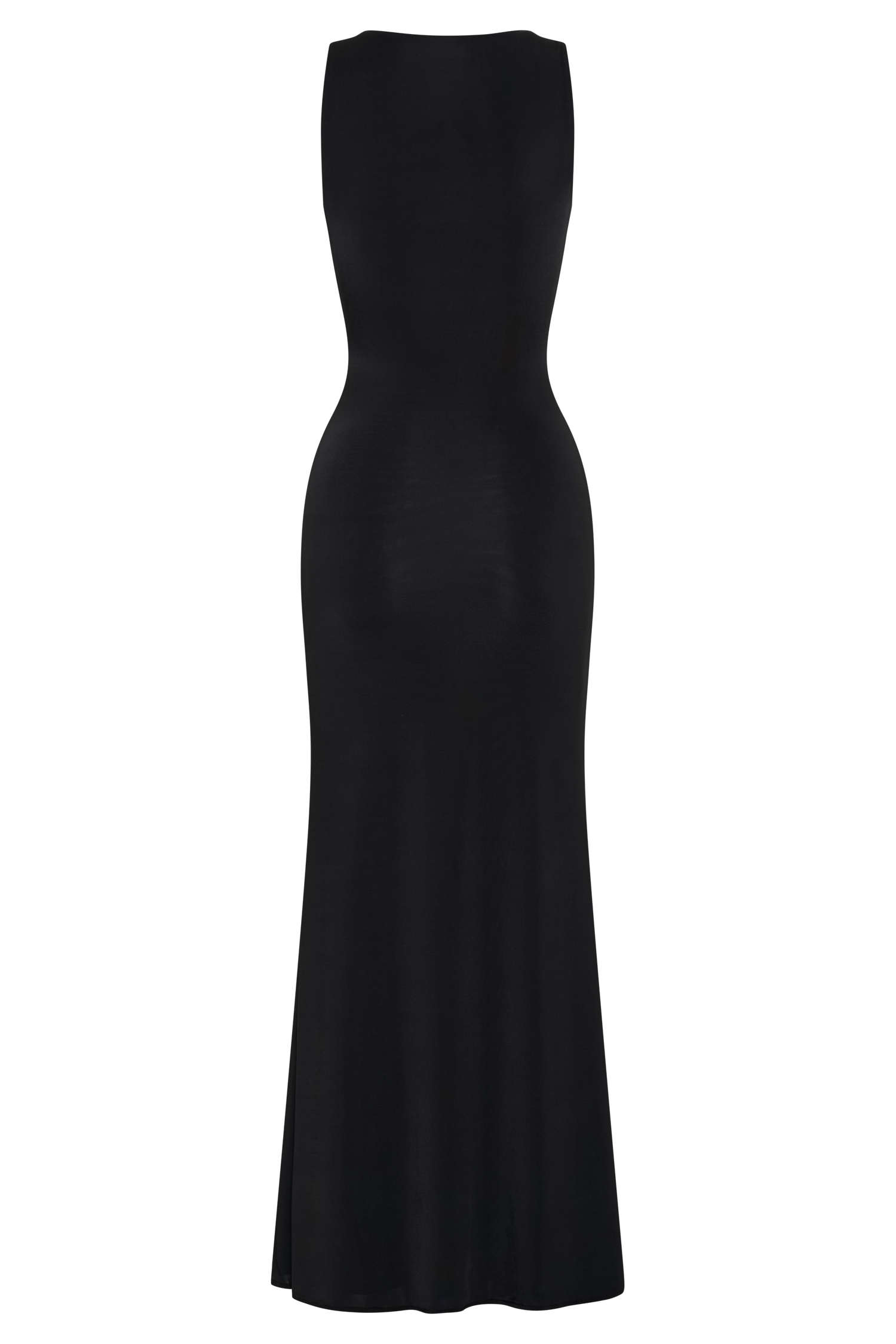 Beck Plunge Maxi Dress With Floral Hardware - Black #6