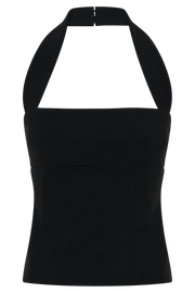 Amelita Suiting Halter Top - Black