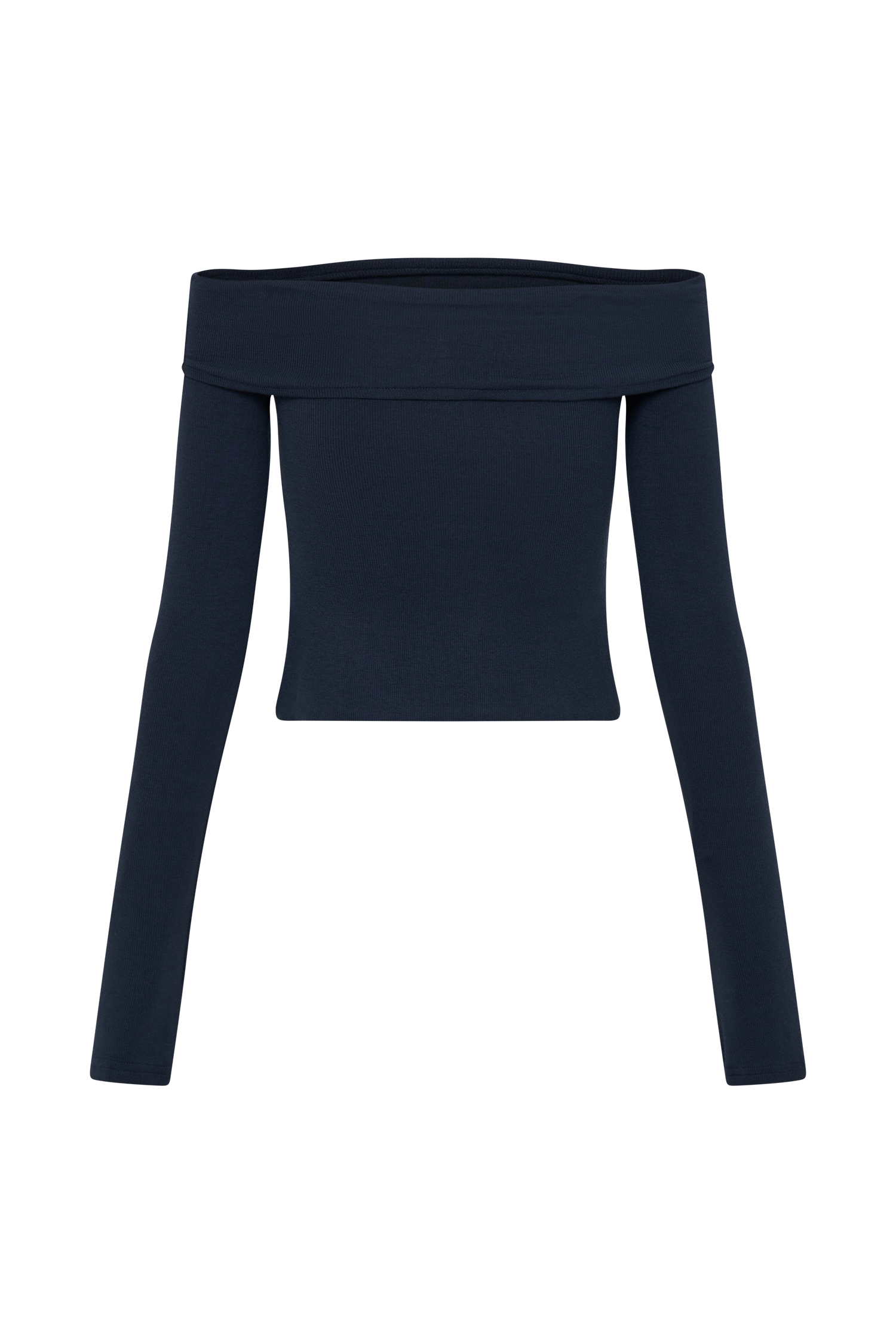 Briah Cut Out Modal Long Sleeve Top - Dark Navy #6