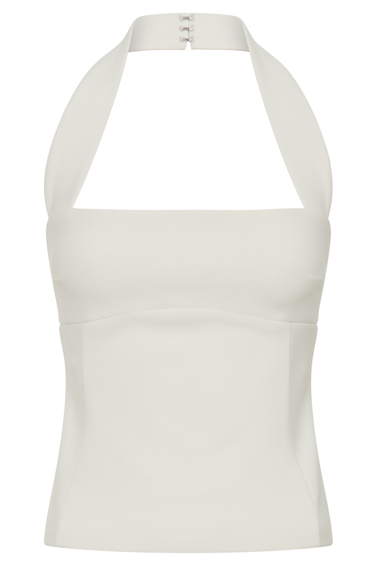 Amelita Suiting Halter Top - Ivory