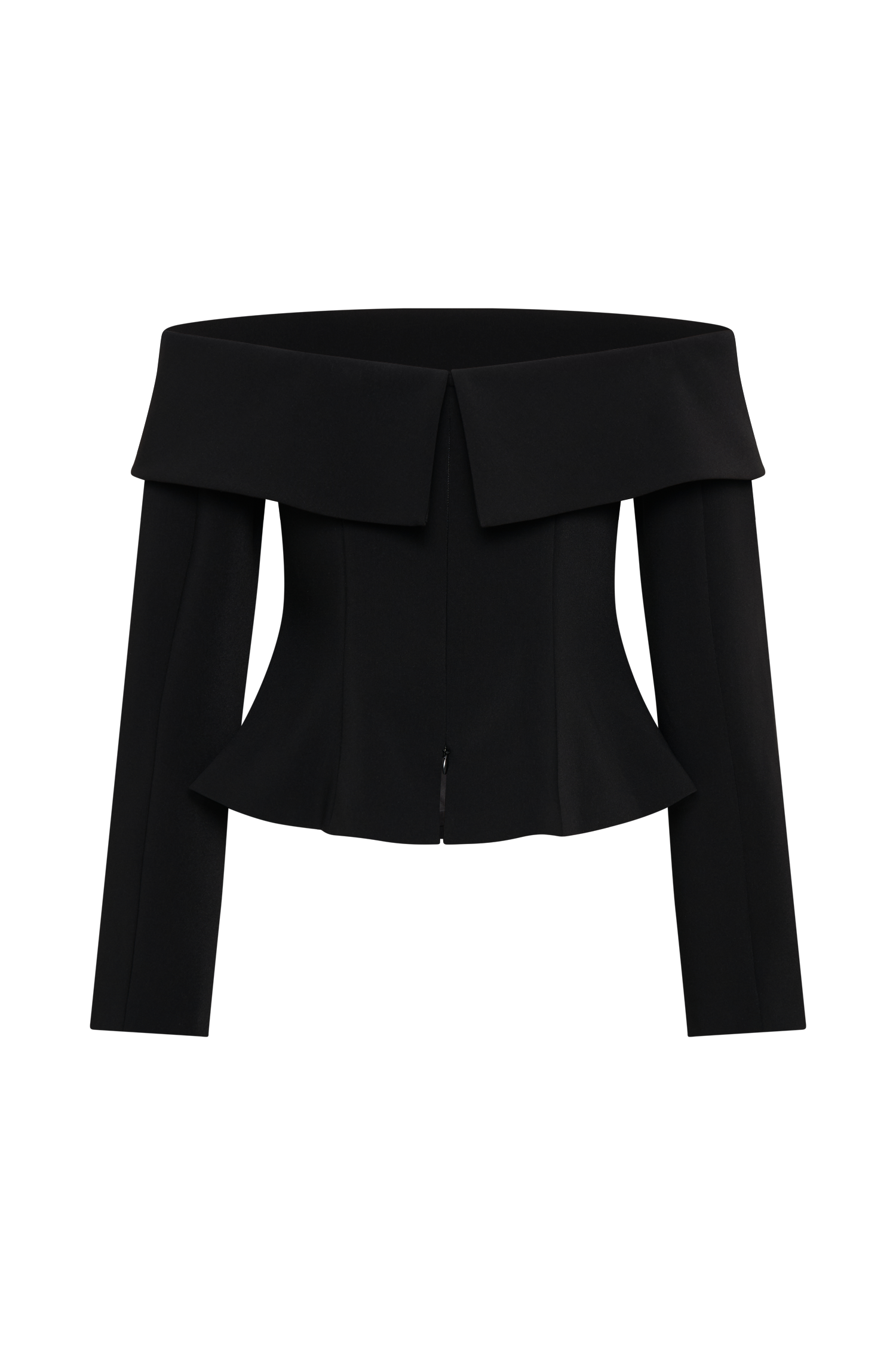 Celene Off Shoulder Jacket - Black #9
