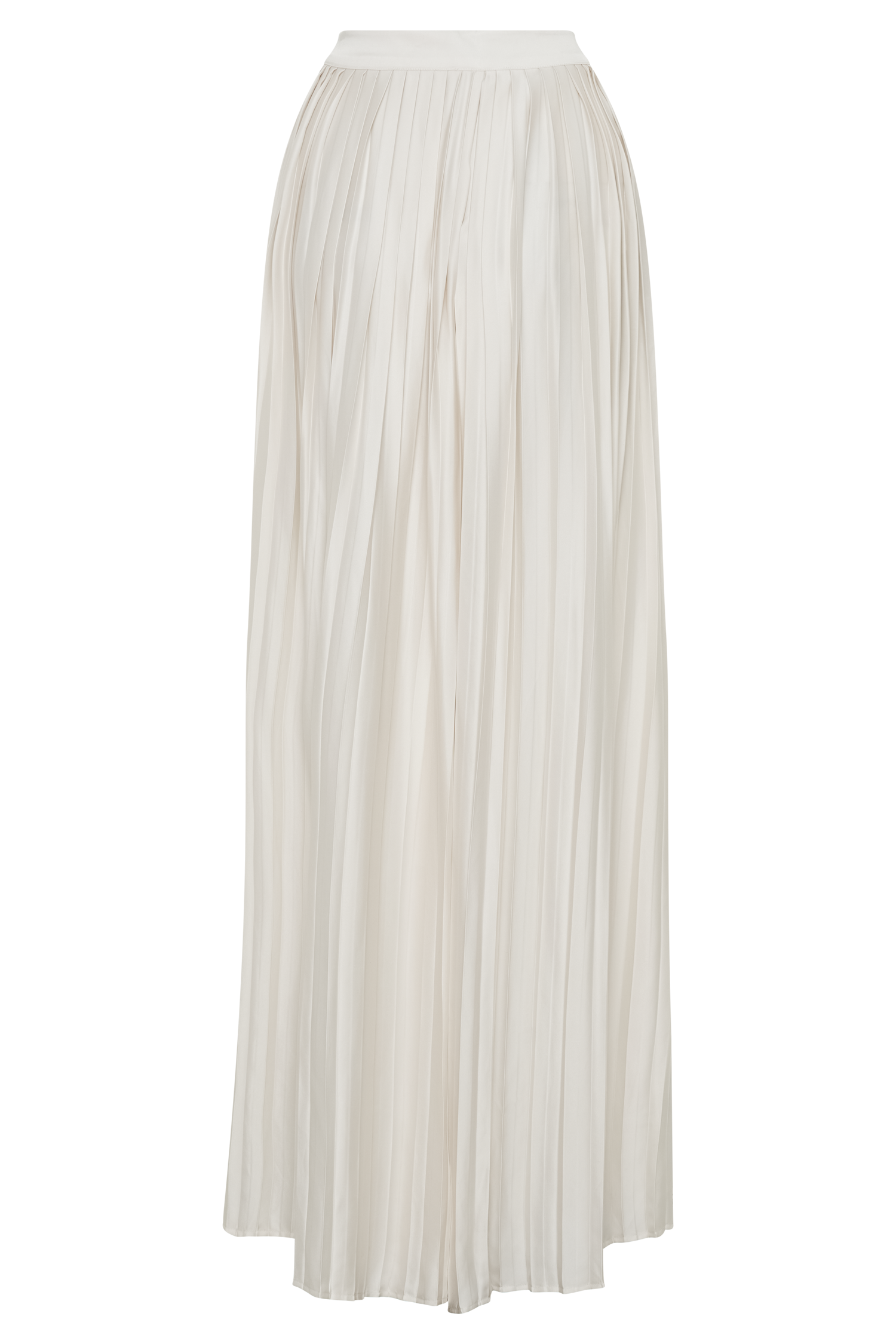 Kennedy Plisse Wide Leg Pants - Ivory #9