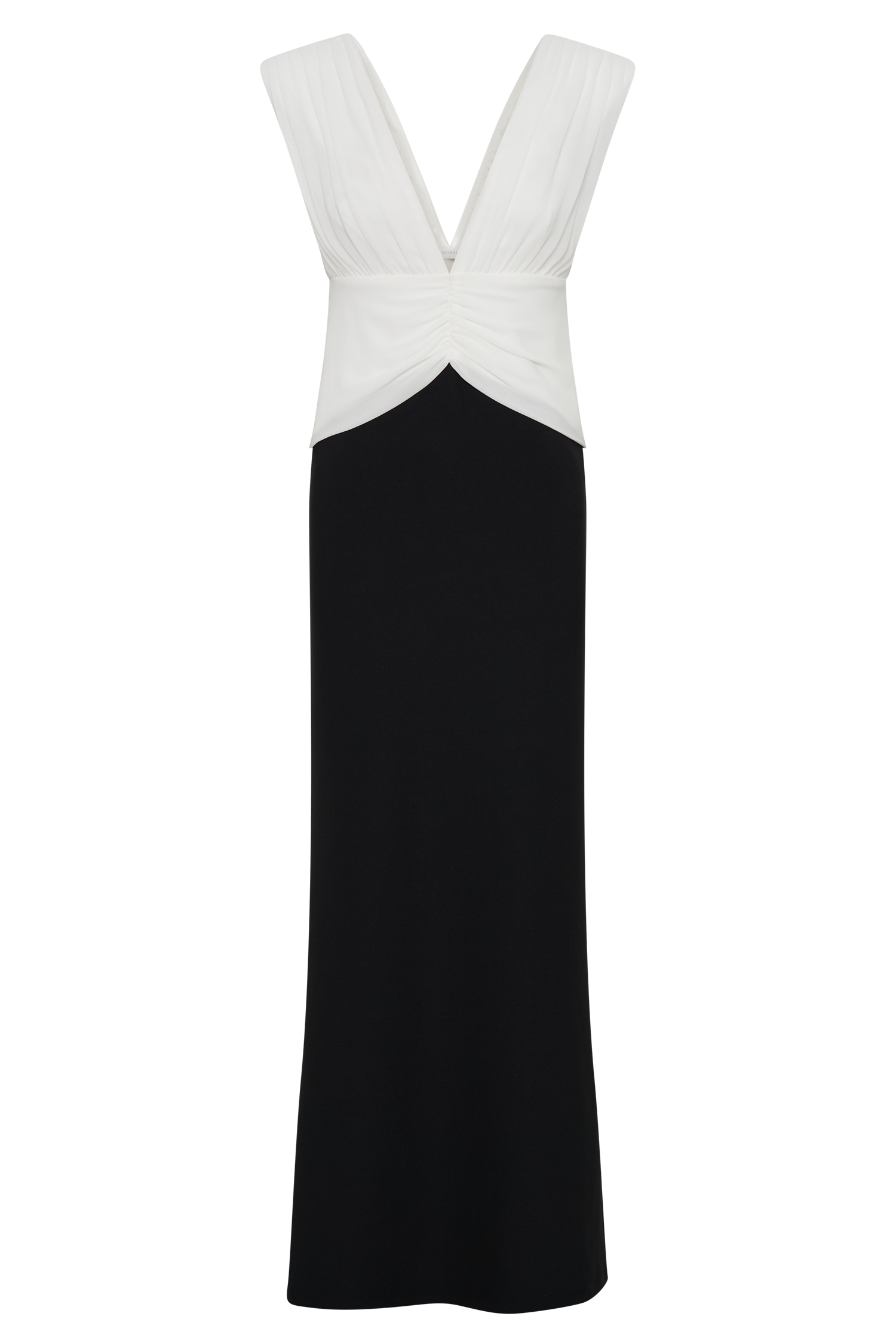 Monique Contrast Maxi Dress - Black #8
