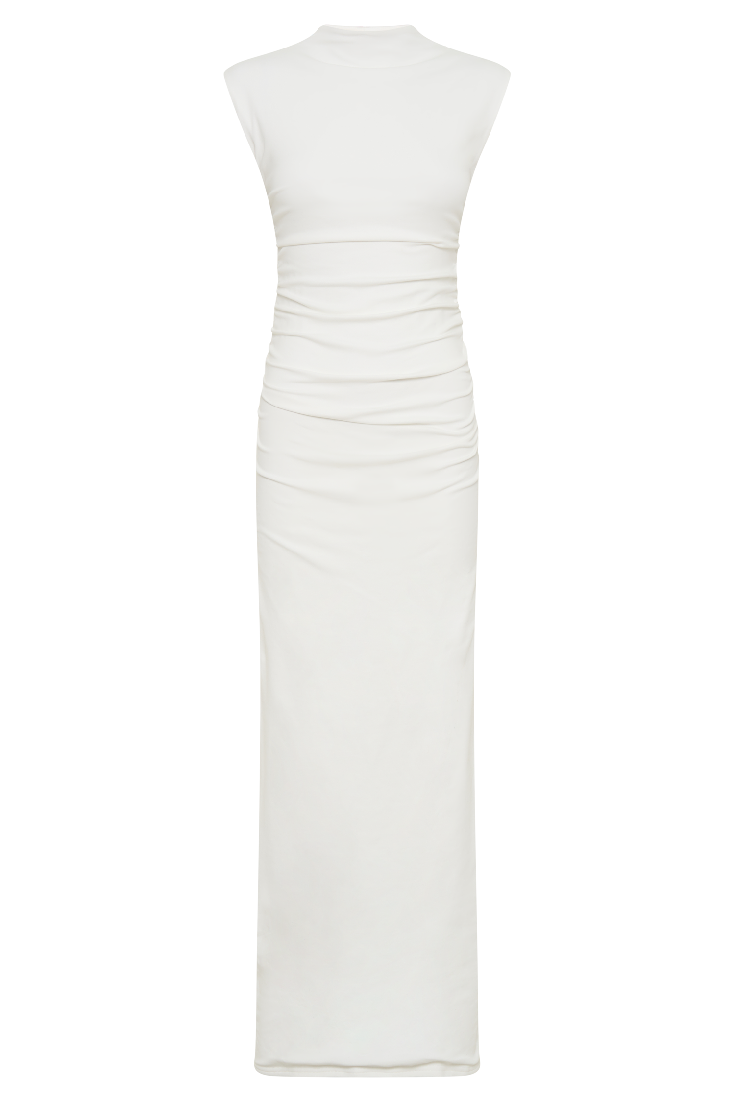 Elliot High Neck Sleeveless Maxi Dress - White #7
