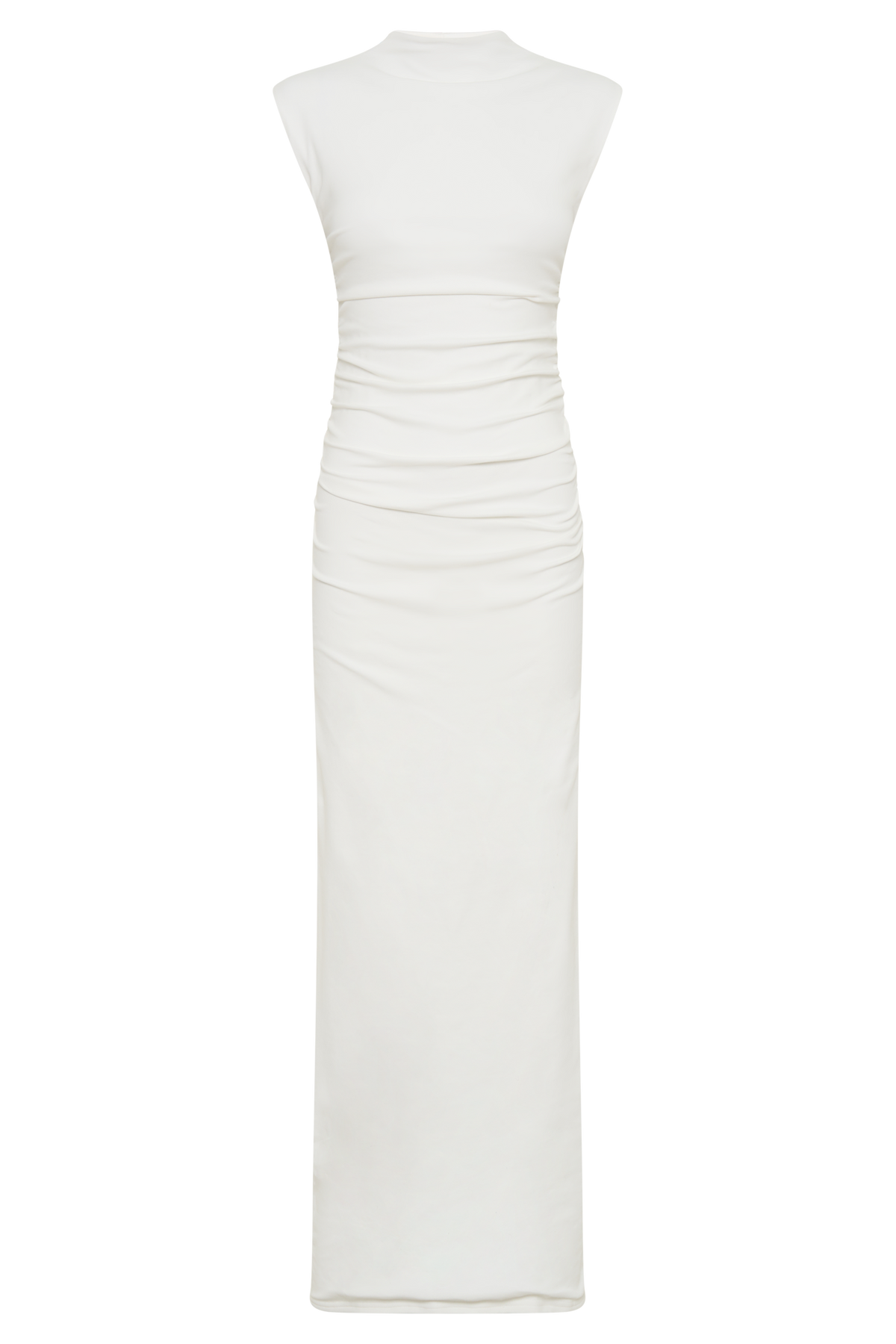 Elliot High Neck Sleeveless Maxi Dress - White #7