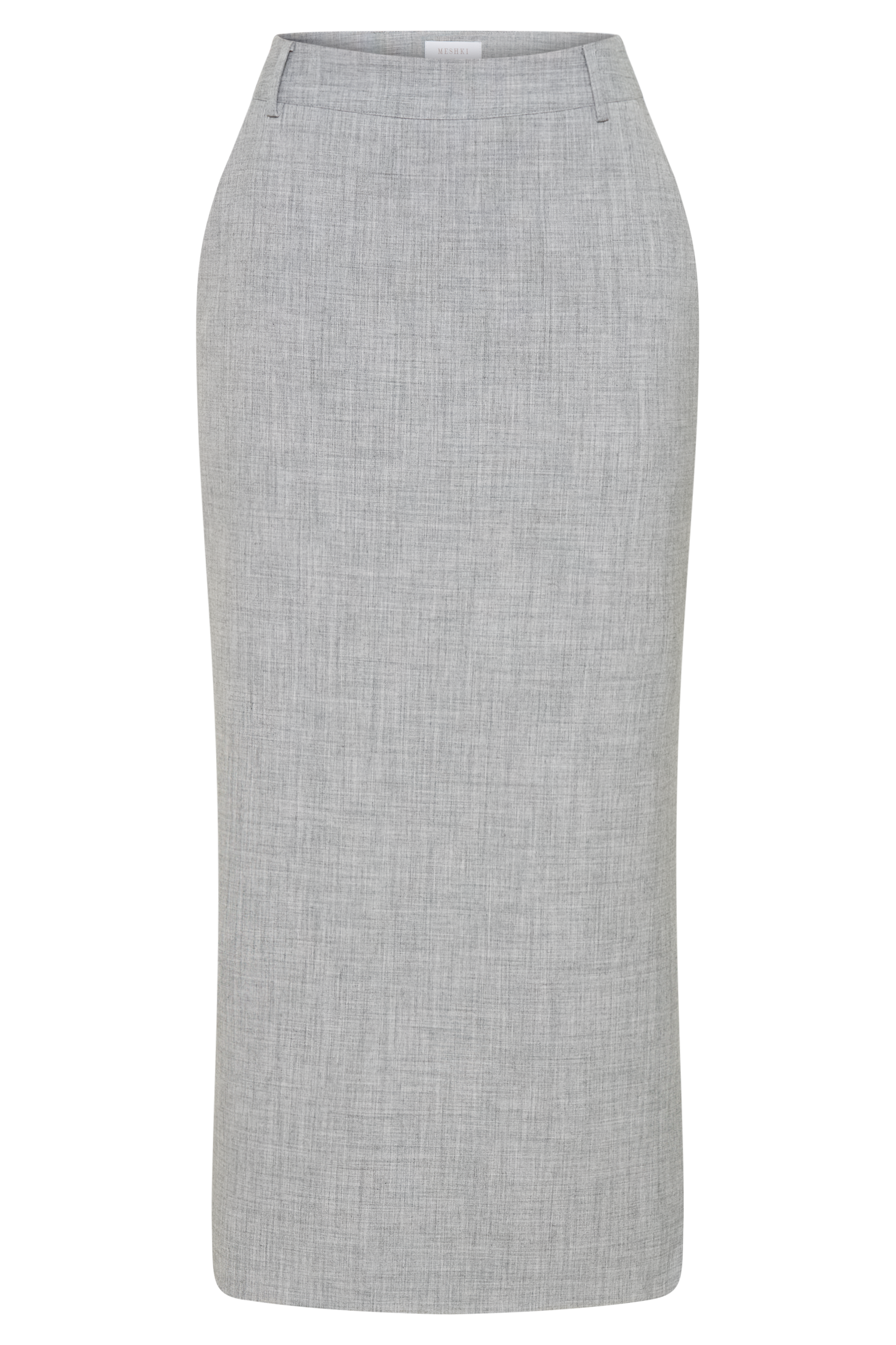 Ambrose Midi Skirt - Charcoal Marle #9