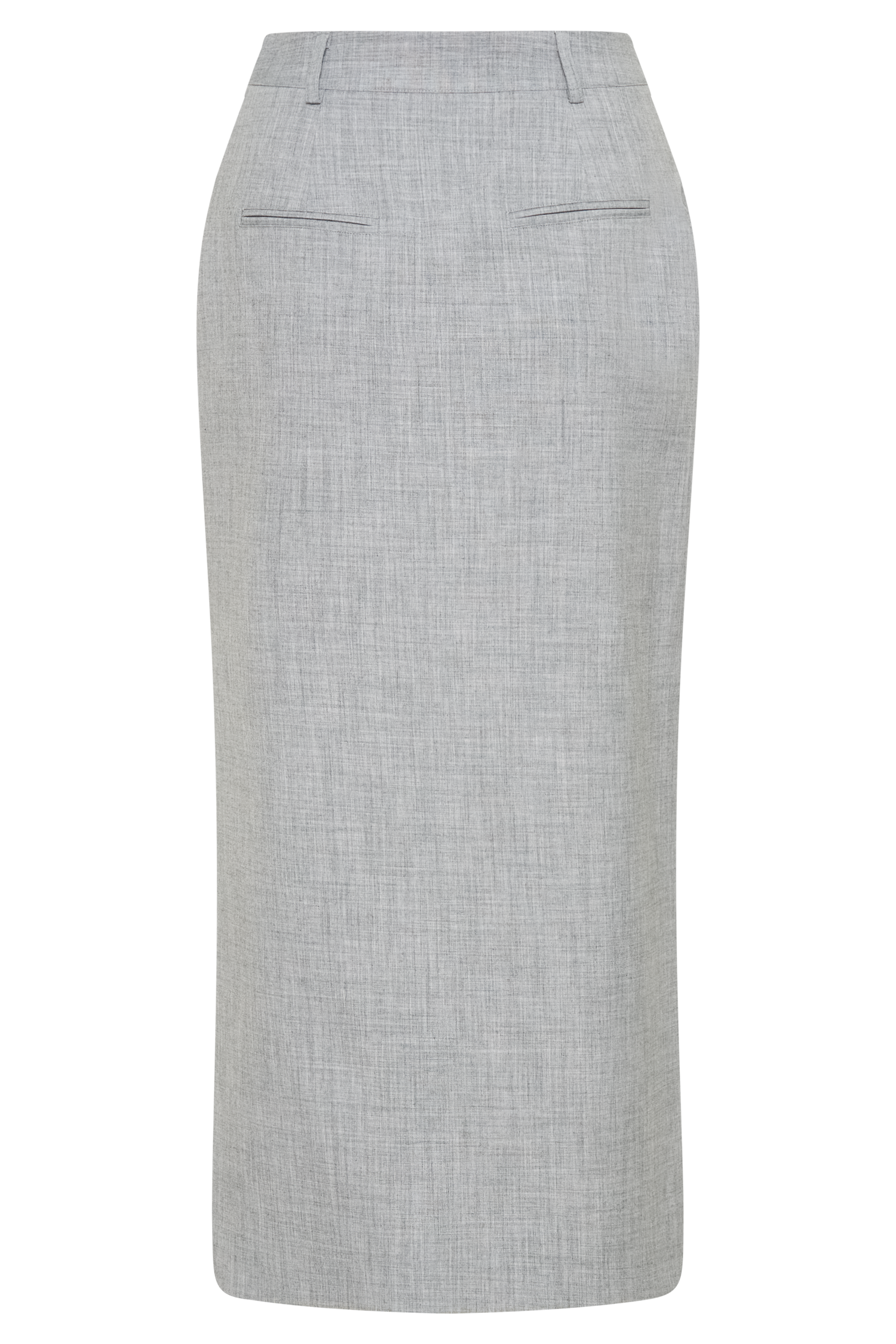 Ambrose Midi Skirt - Charcoal Marle #9