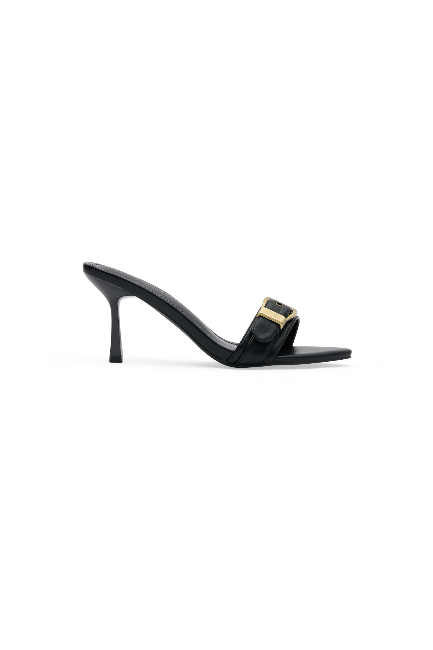 Colleen Buckle Heel - Black #5