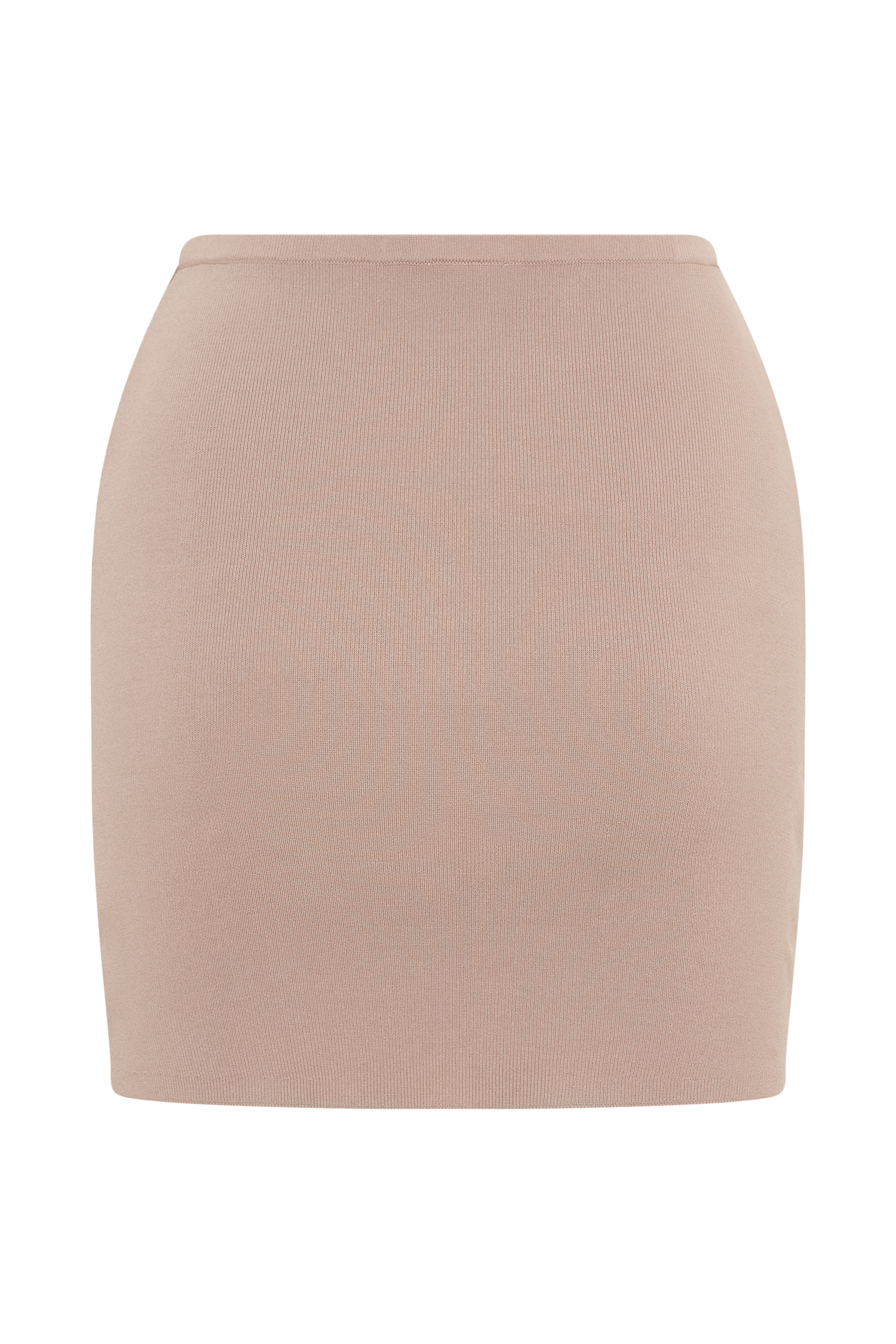 Klara Knit Mini Skirt - Taupe #11