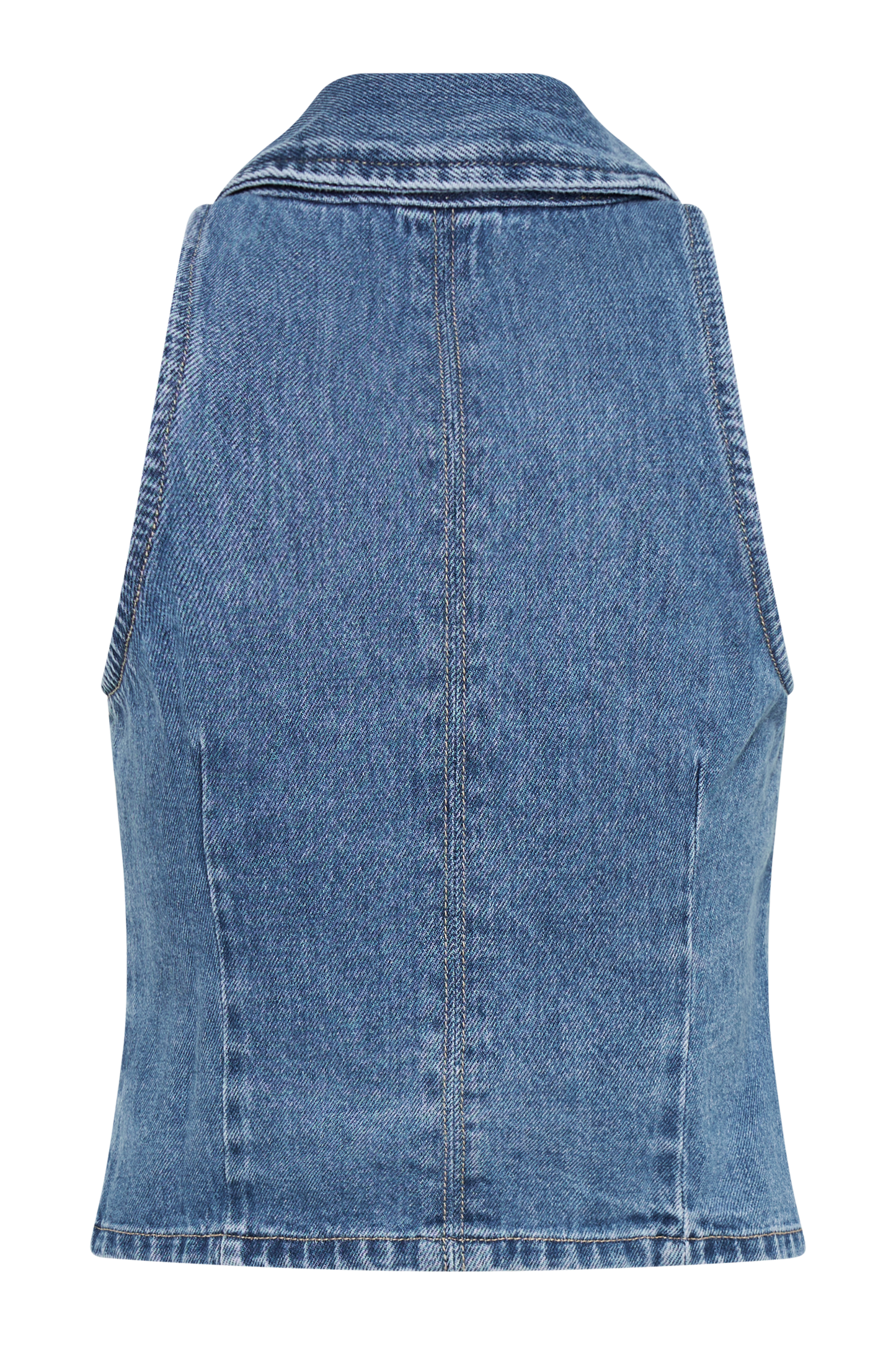 Vivienne Denim Vest - 70'S Blue