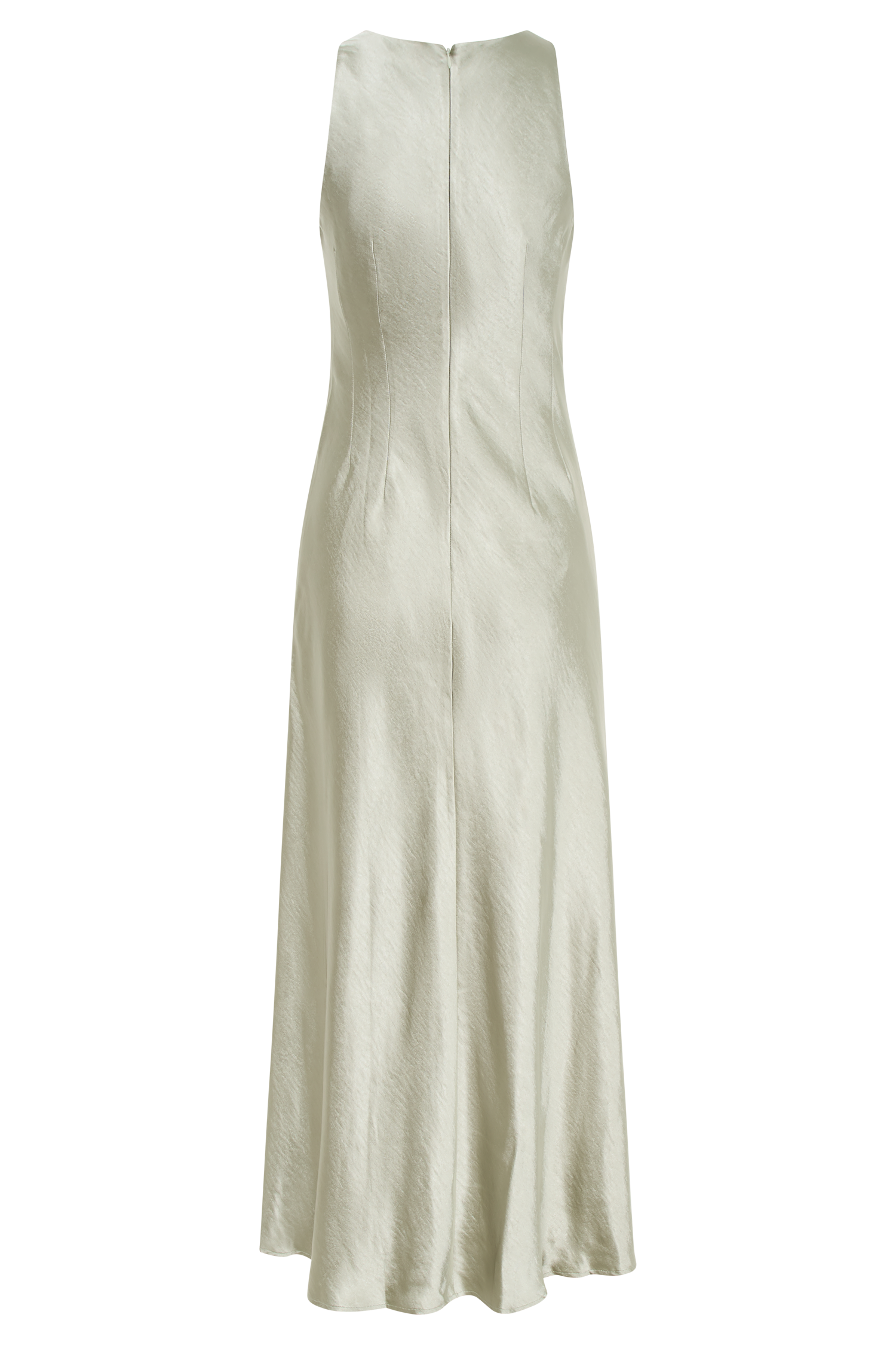 Meghan Satin Maxi Dress - Sage #8