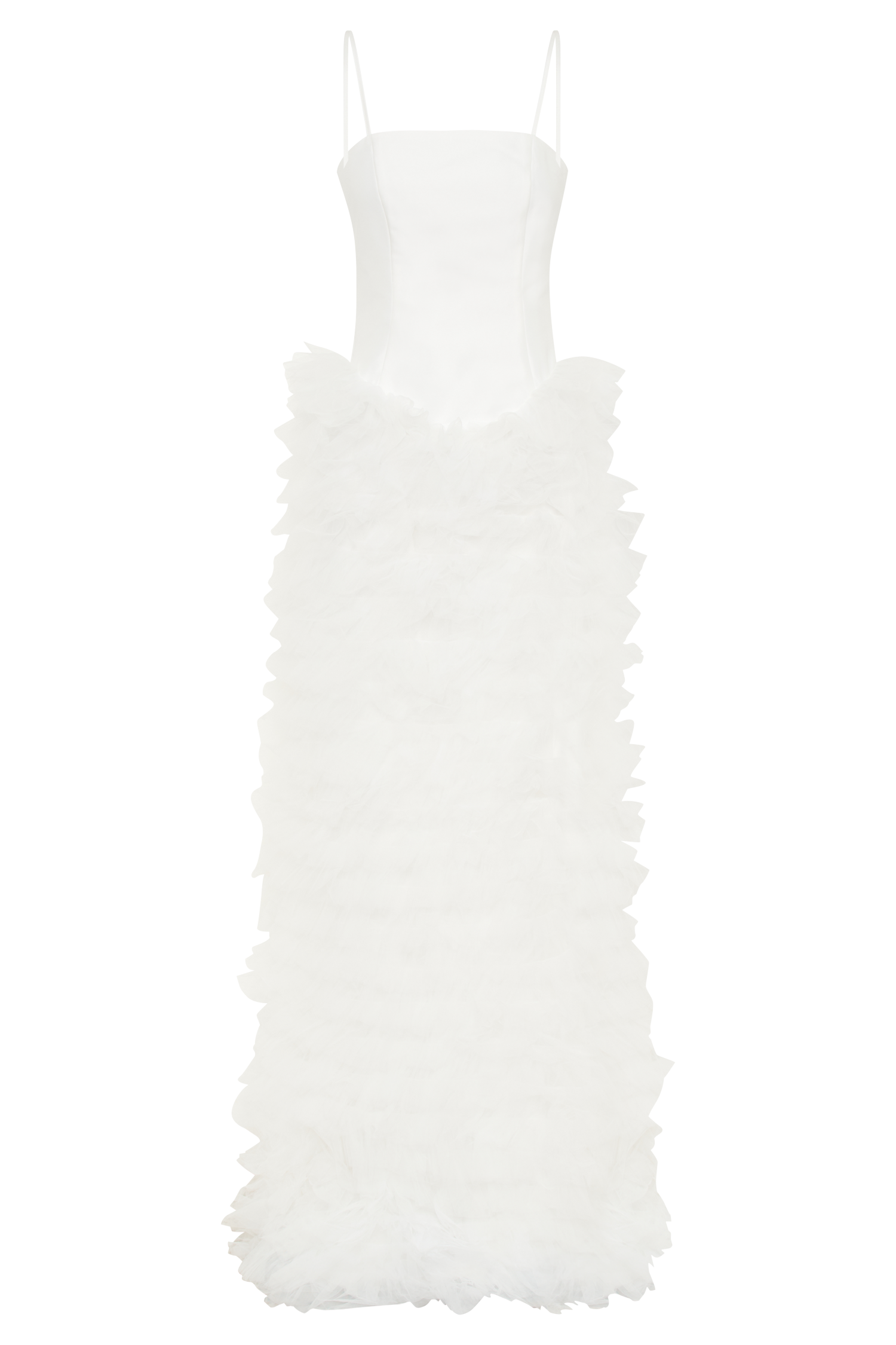 Magnolia Tiered Ruffle Maxi Dress - Ivory #7
