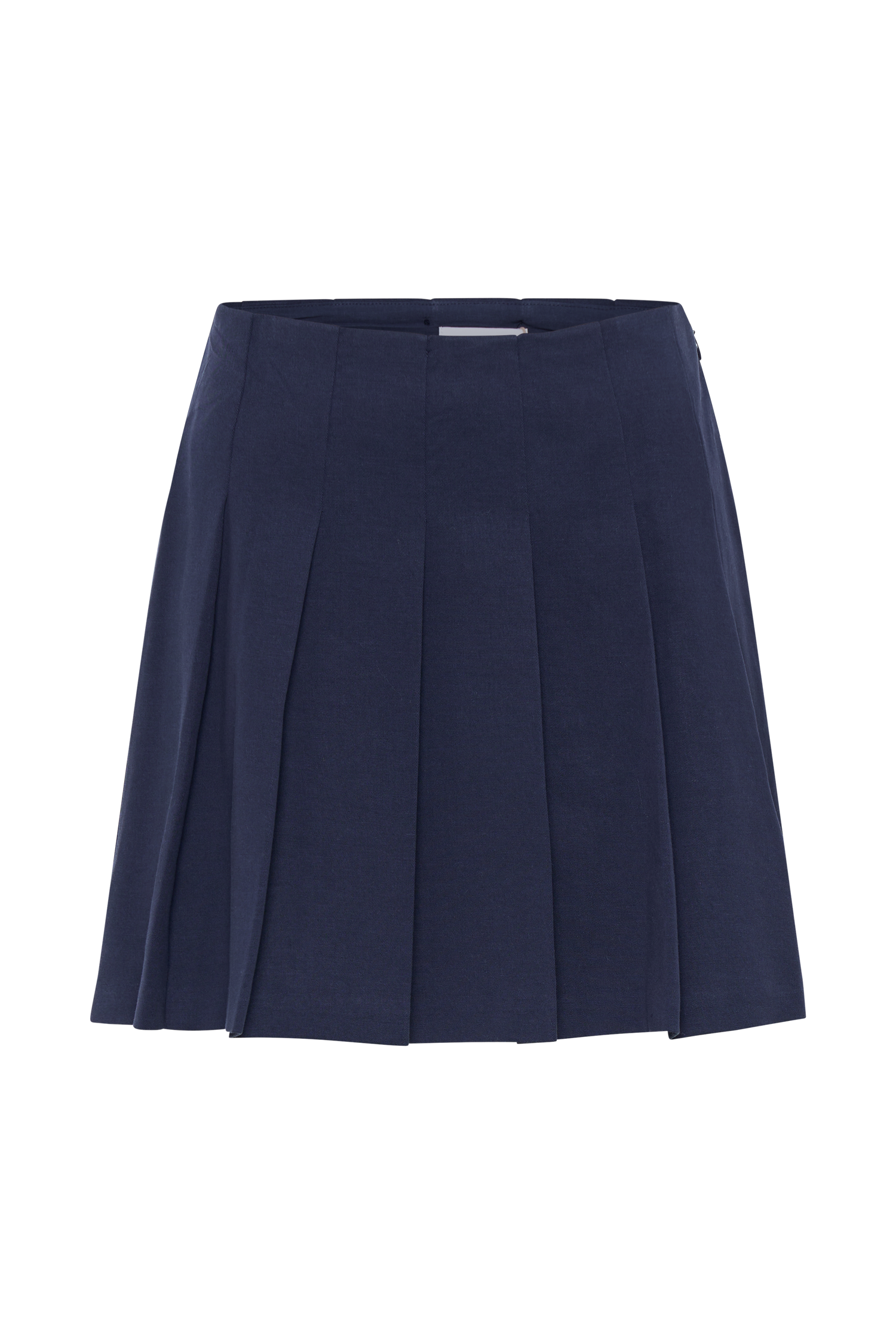 Julianna Cotton Pleated Mini Skirt - Navy #10