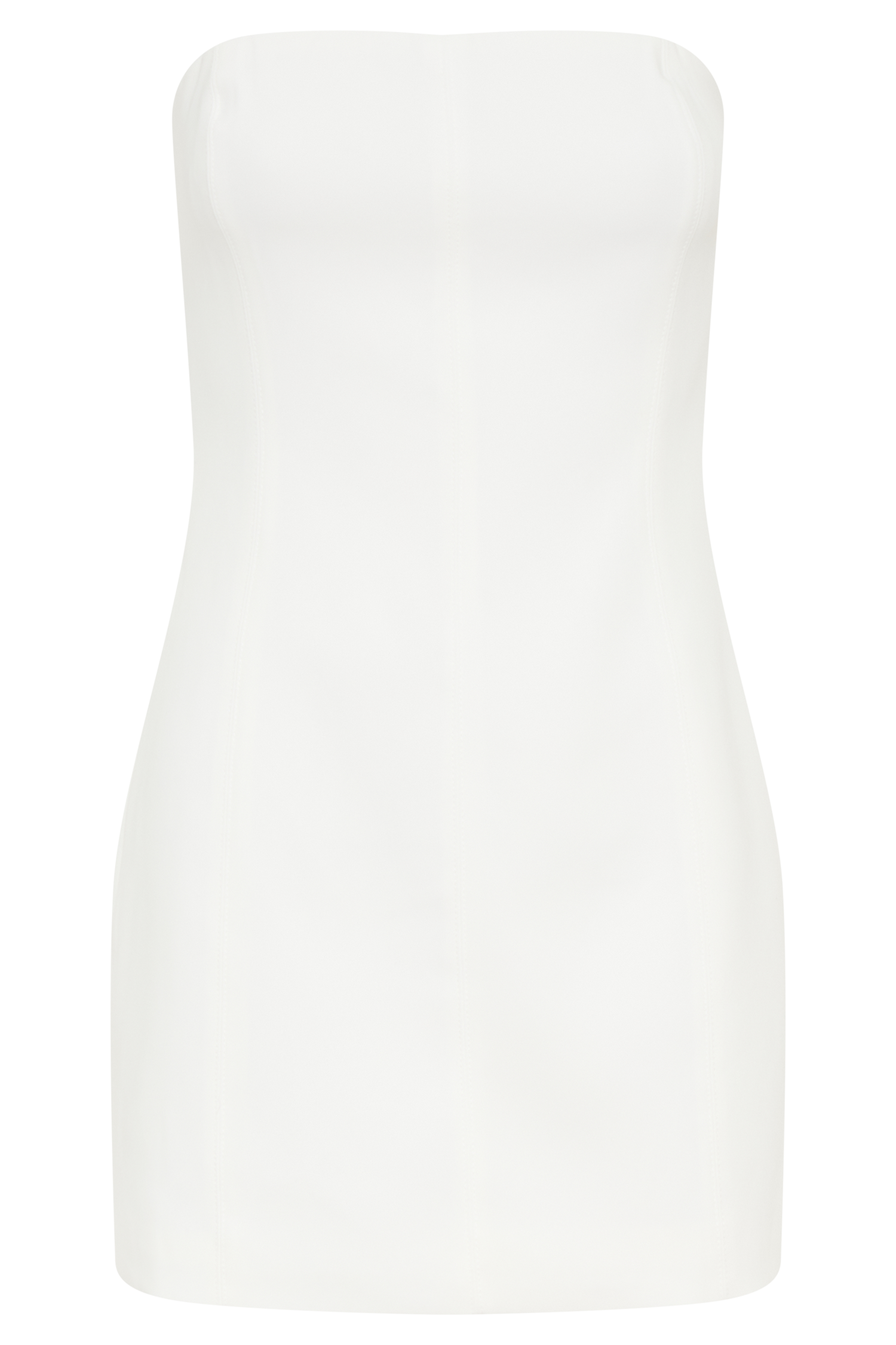 Maci Crepe Mini Dress - White #8