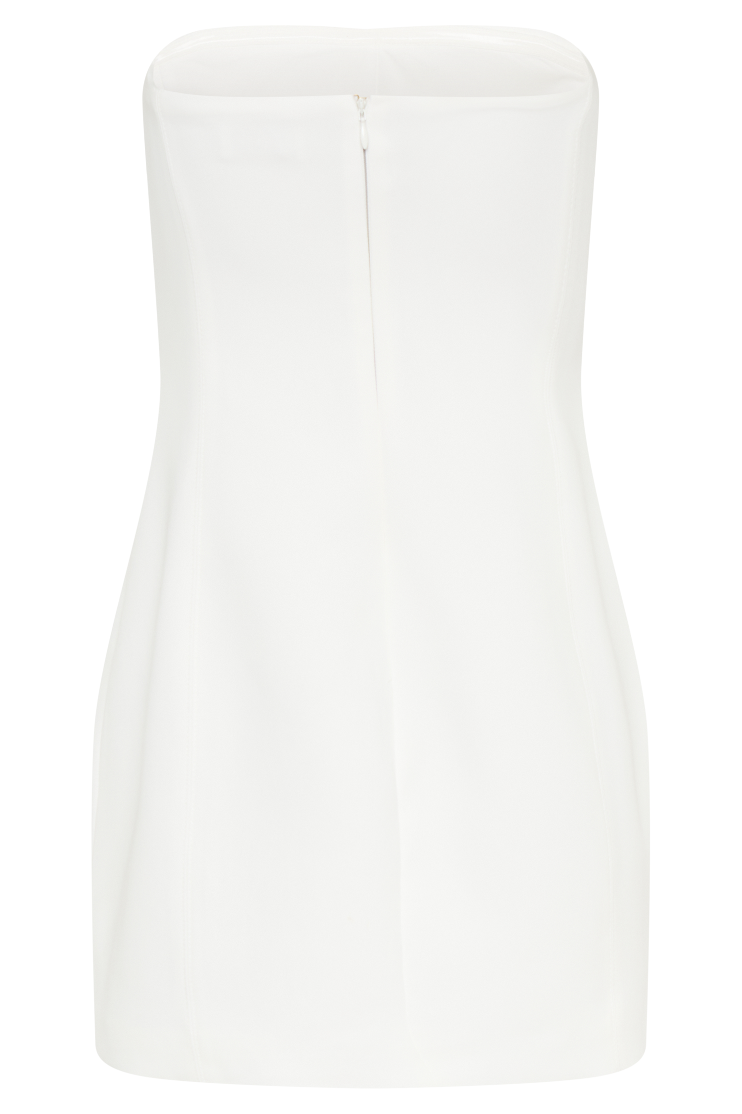 Maci Crepe Mini Dress - White #7