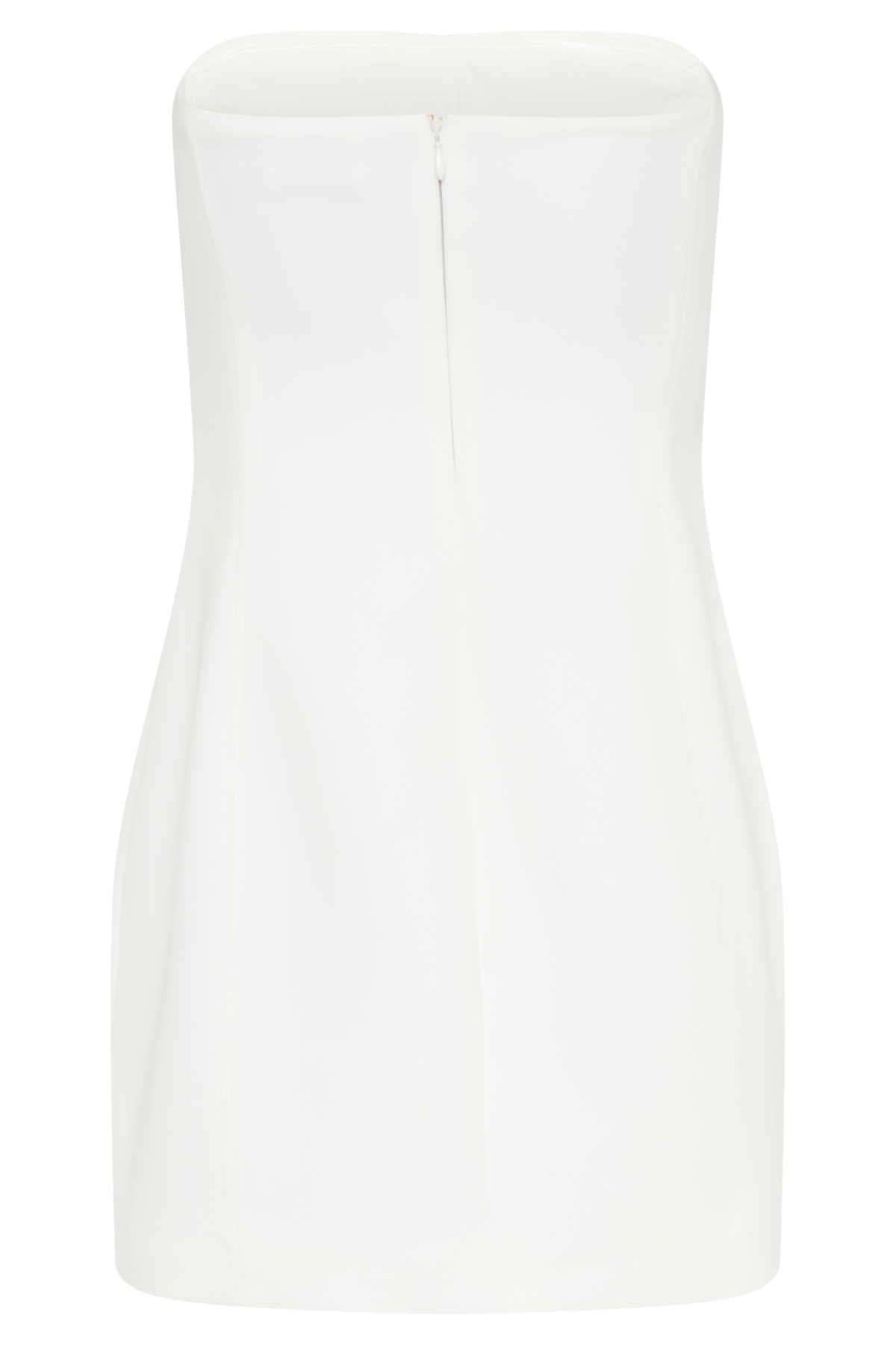 Maci Crepe Mini Dress - White #7
