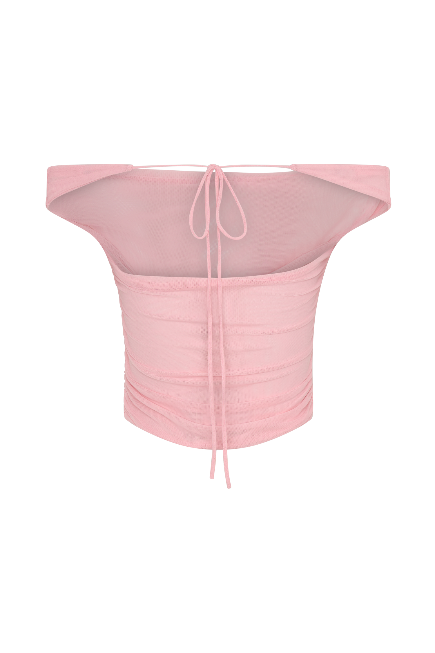 Brooklyn Mesh Crop Top - Candy Pink #8