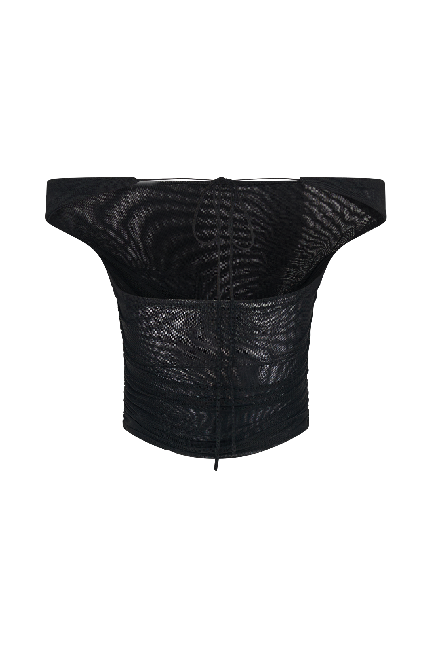 Brooklyn Mesh Crop Top - Black #7