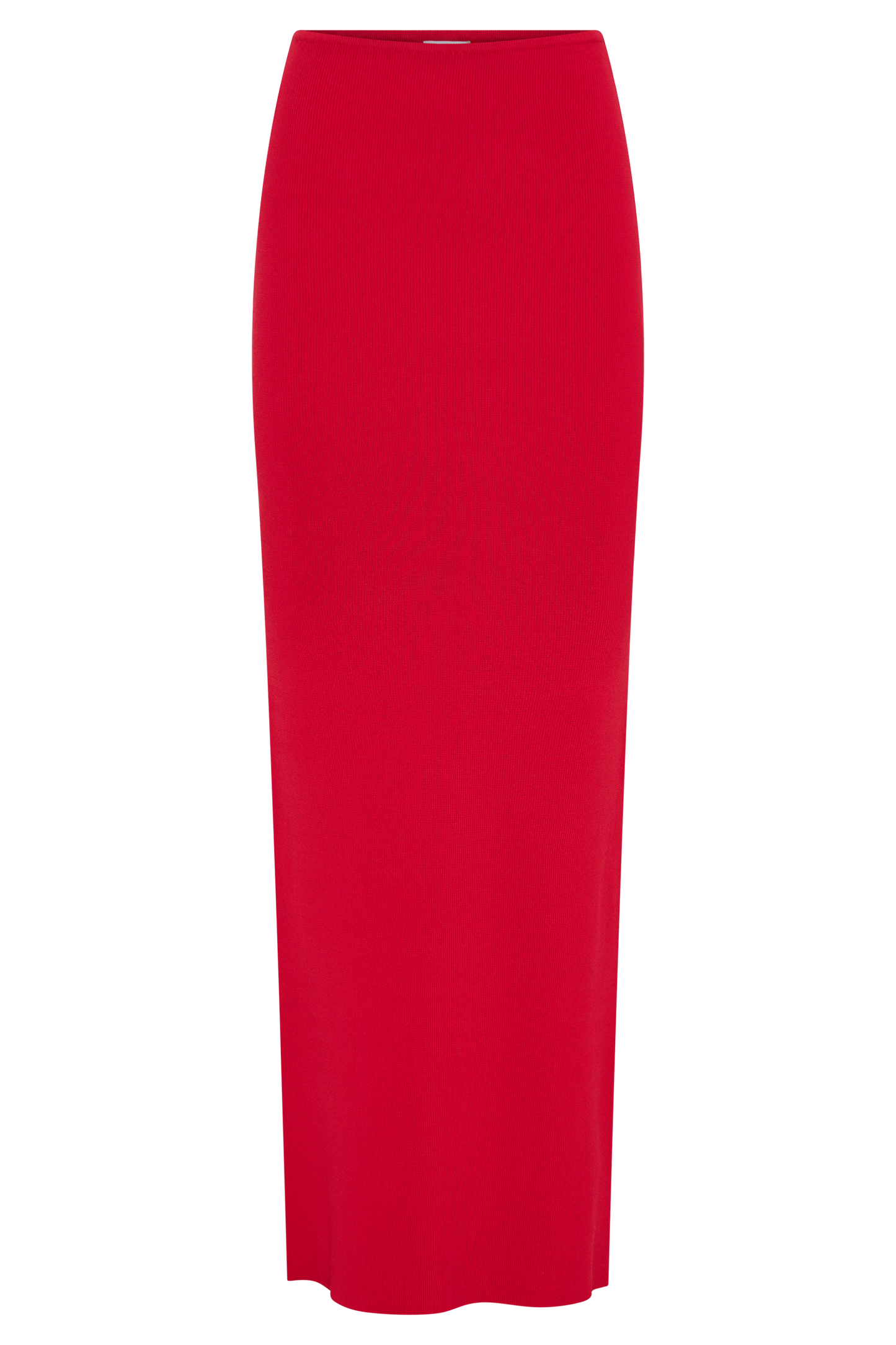 Keaton Fishtail Knit Maxi Skirt - Red