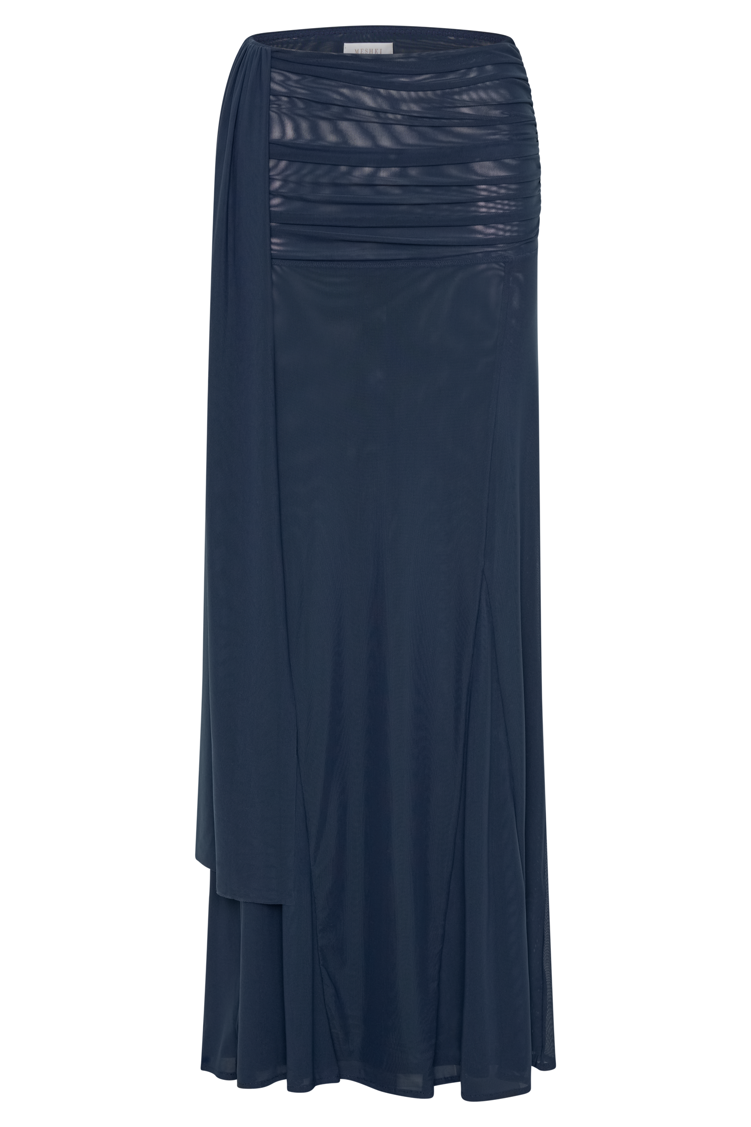 Arna Mesh Maxi Skirt - Midnight Blue #9