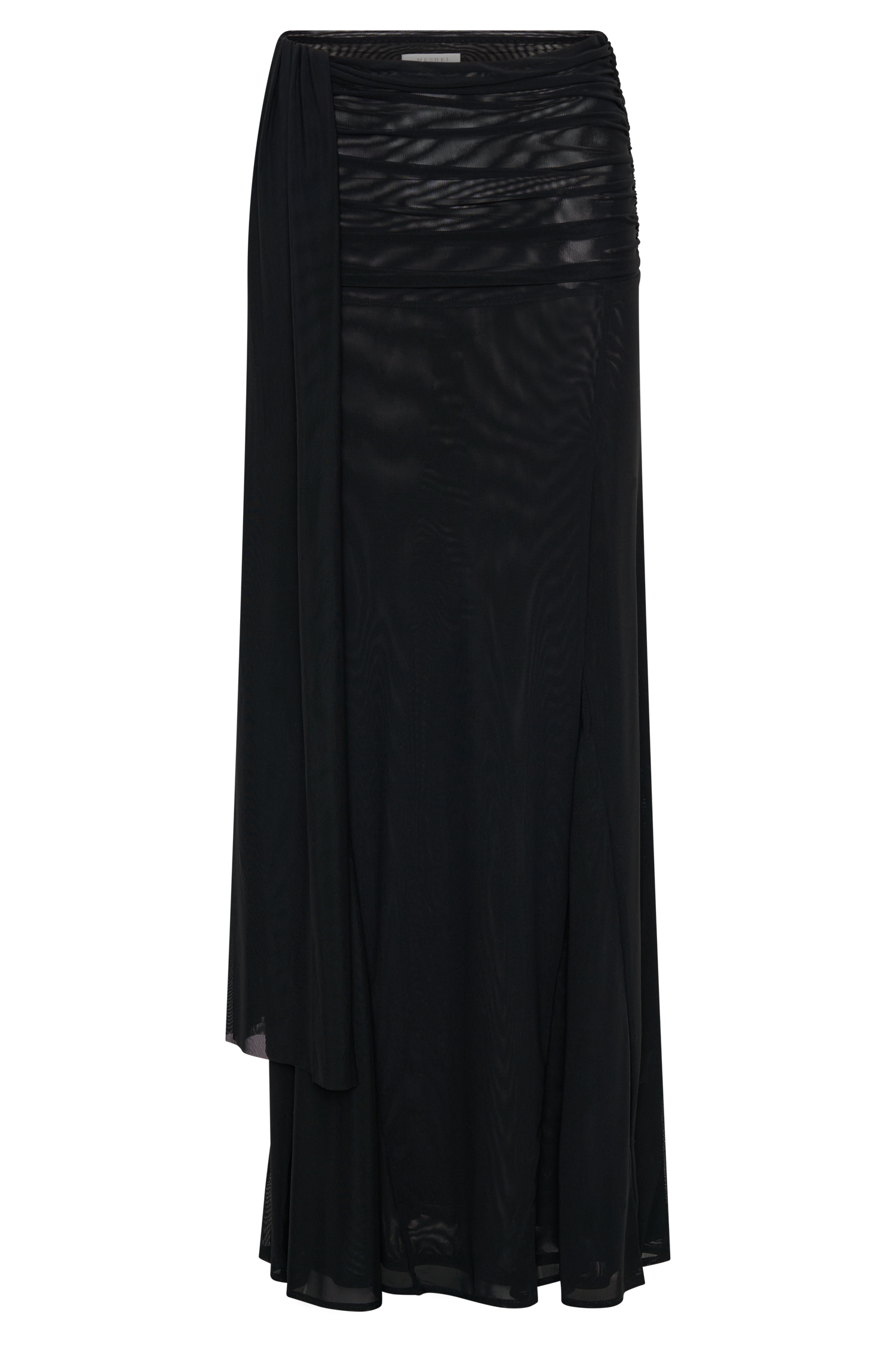 Arna Mesh Maxi Skirt - Black #7