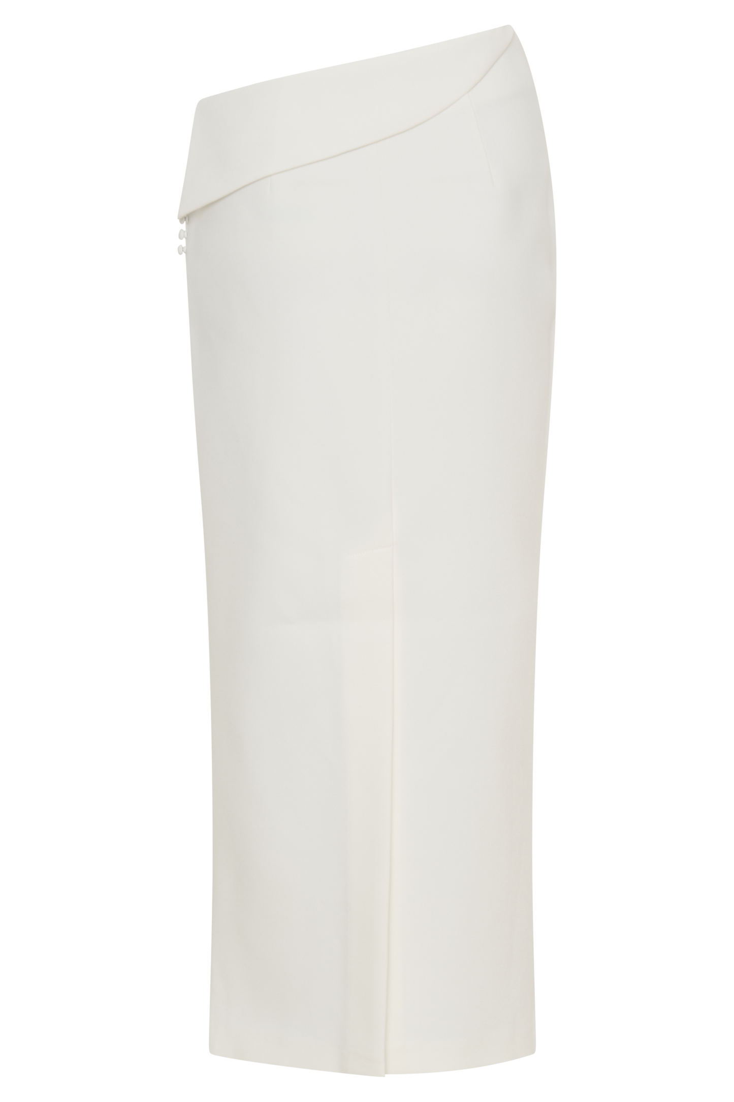 Astrid Suiting Midi Skirt - White