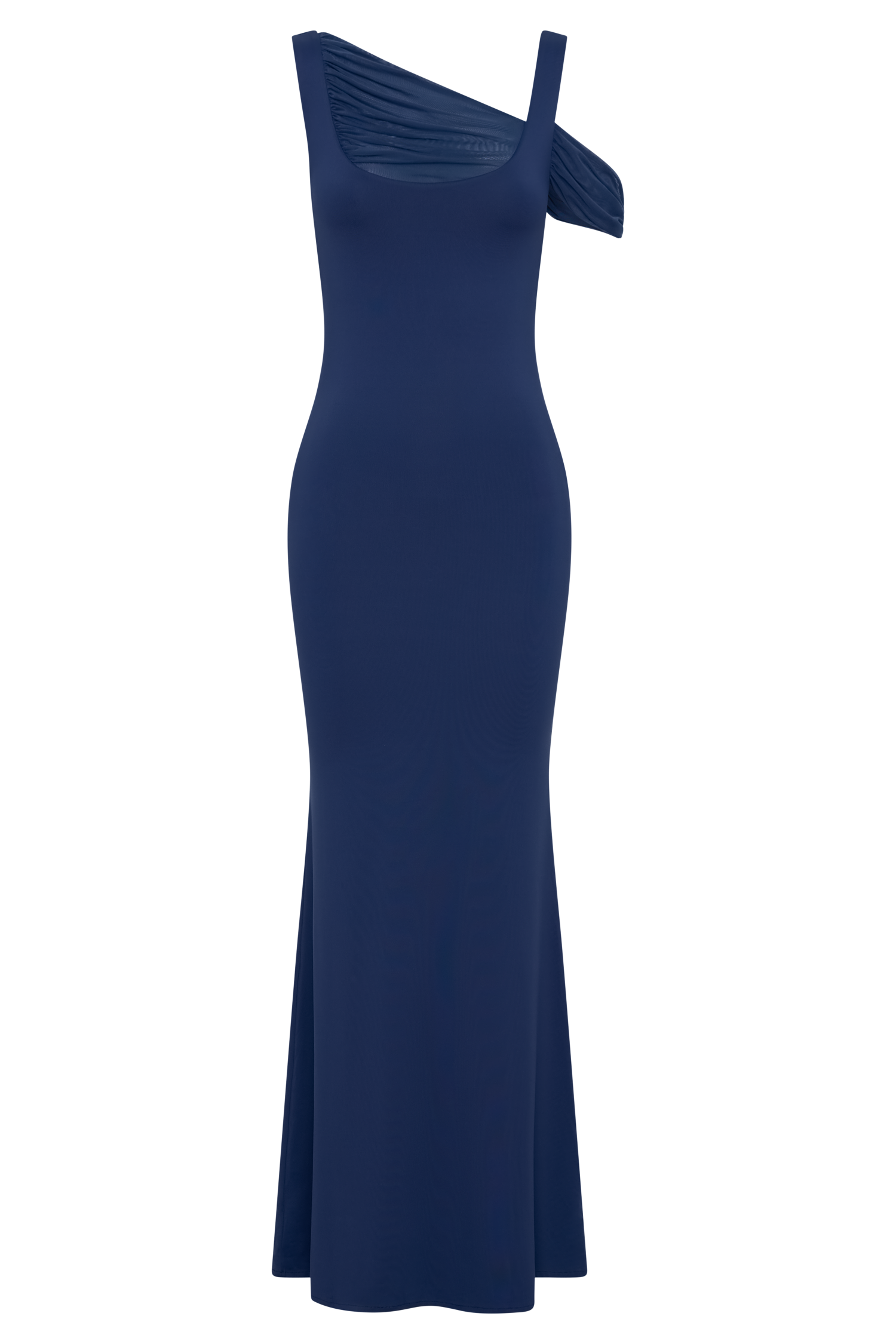 Janette Recycled Nylon And Mesh Sleeveless Maxi Dress - Navy #7