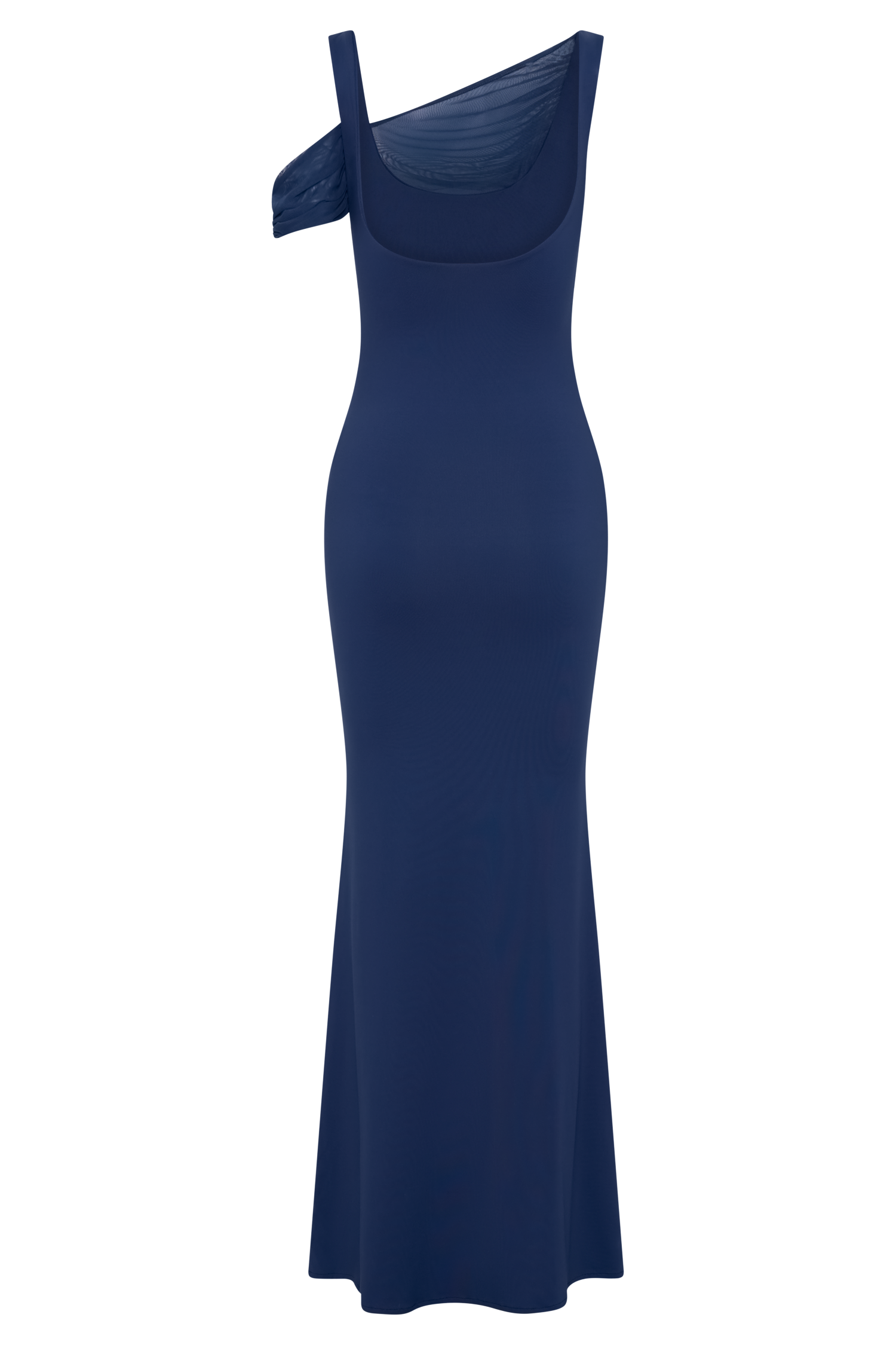 Janette Recycled Nylon And Mesh Sleeveless Maxi Dress - Navy #6