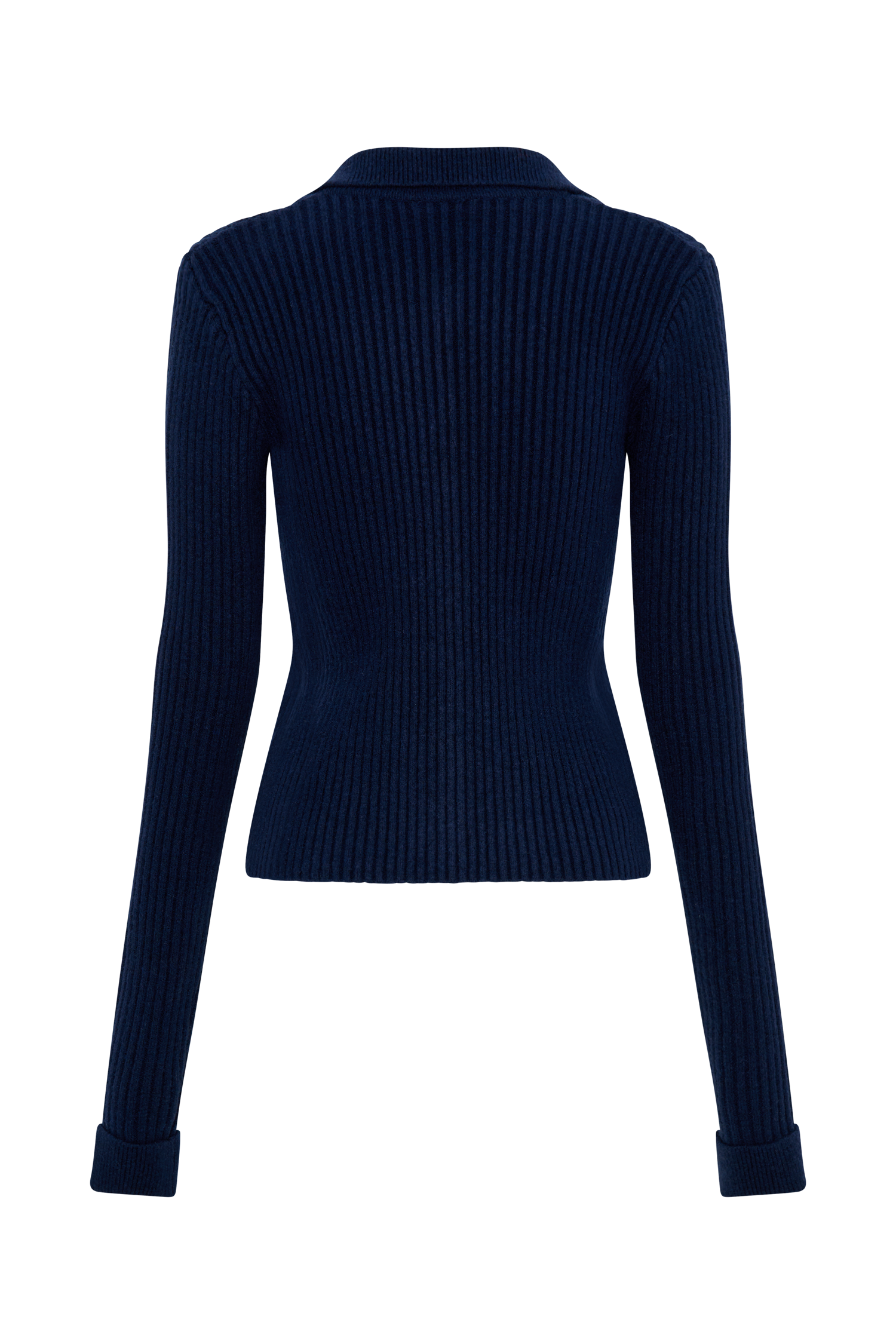 Erin Long Sleeve Button Cardigan - Navy #9