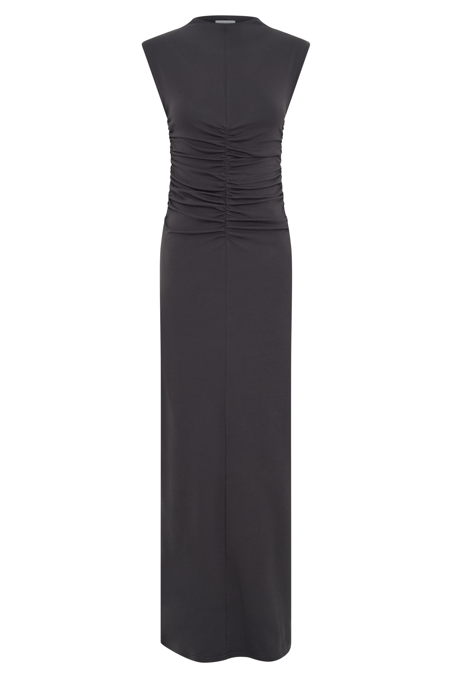 Elliot High Neck Sleeveless Maxi Dress - Dark Charcoal #9