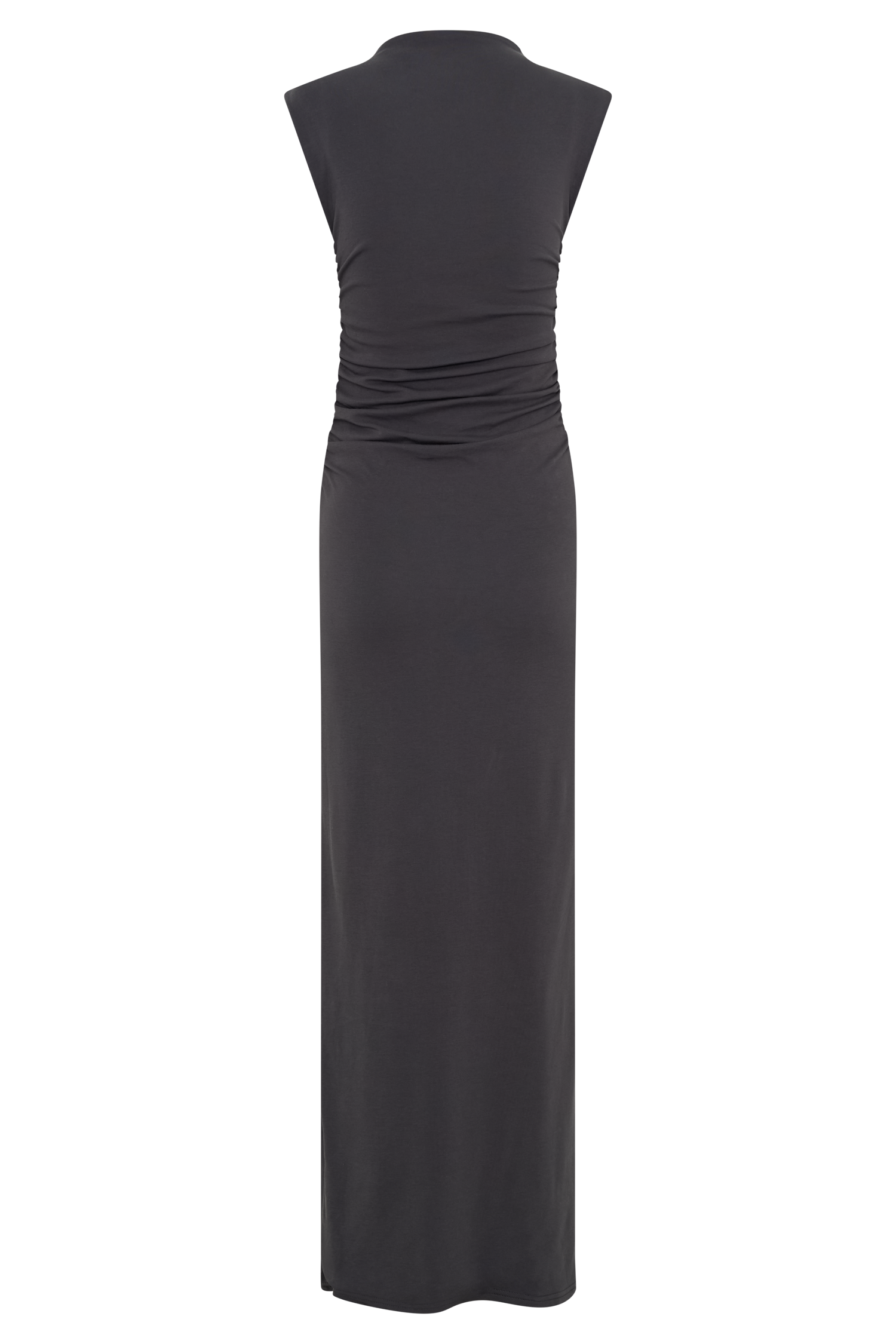 Elliot High Neck Sleeveless Maxi Dress - Dark Charcoal #8