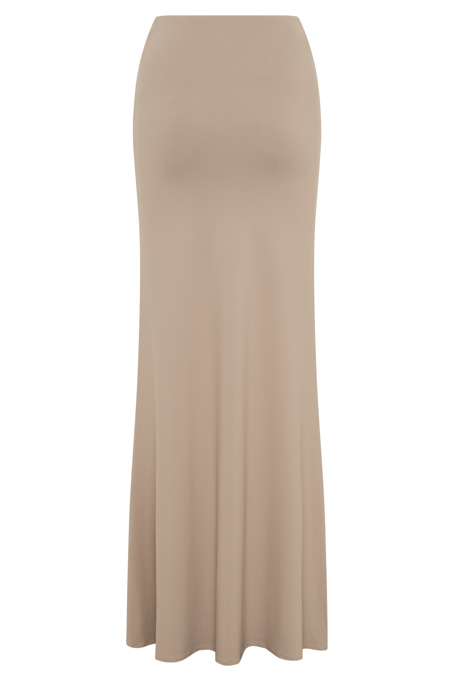 Jules Recycled Nylon And Mesh Maxi Skirt - Taupe