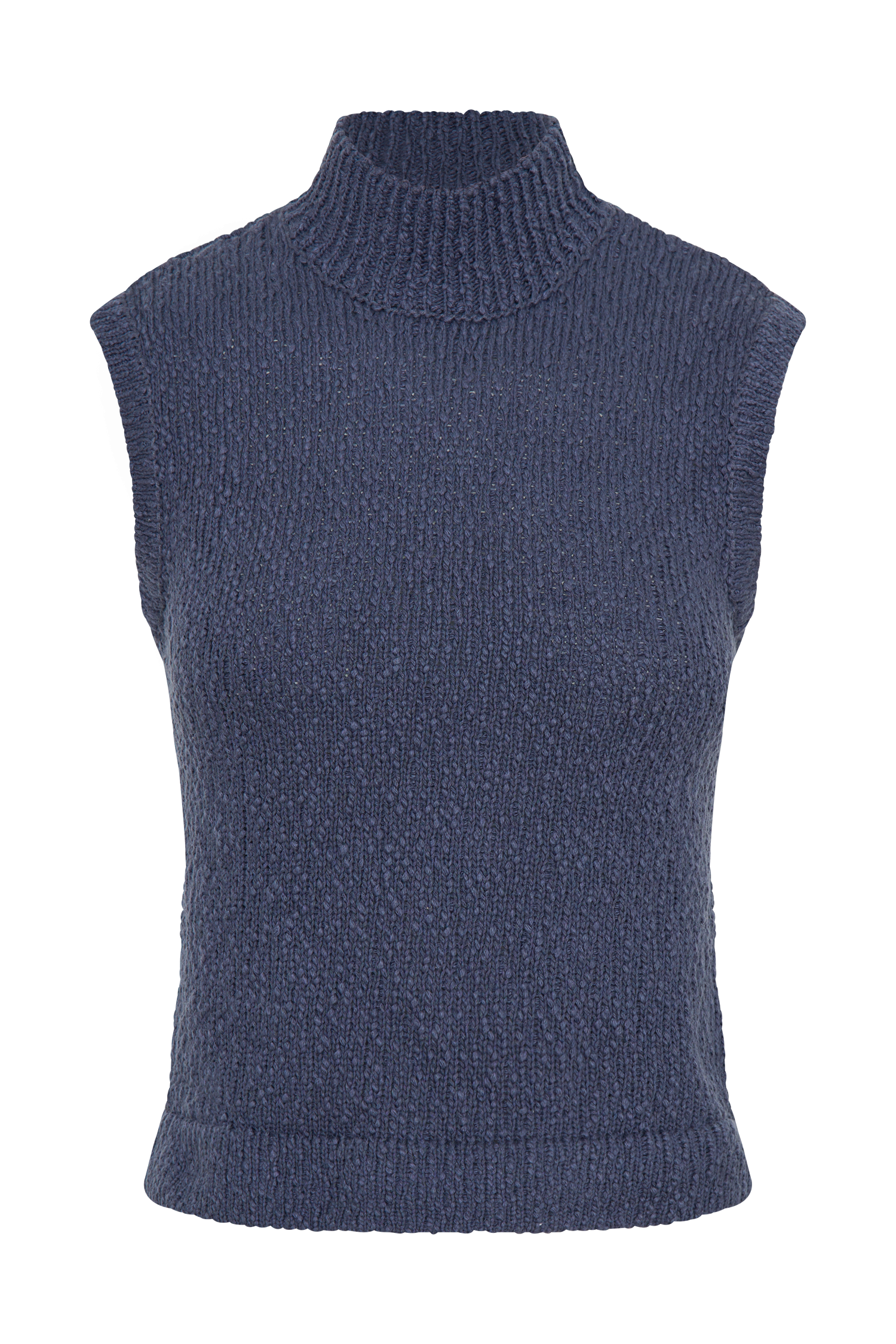 Azalea Sleeveless Knit Top - Steel #8