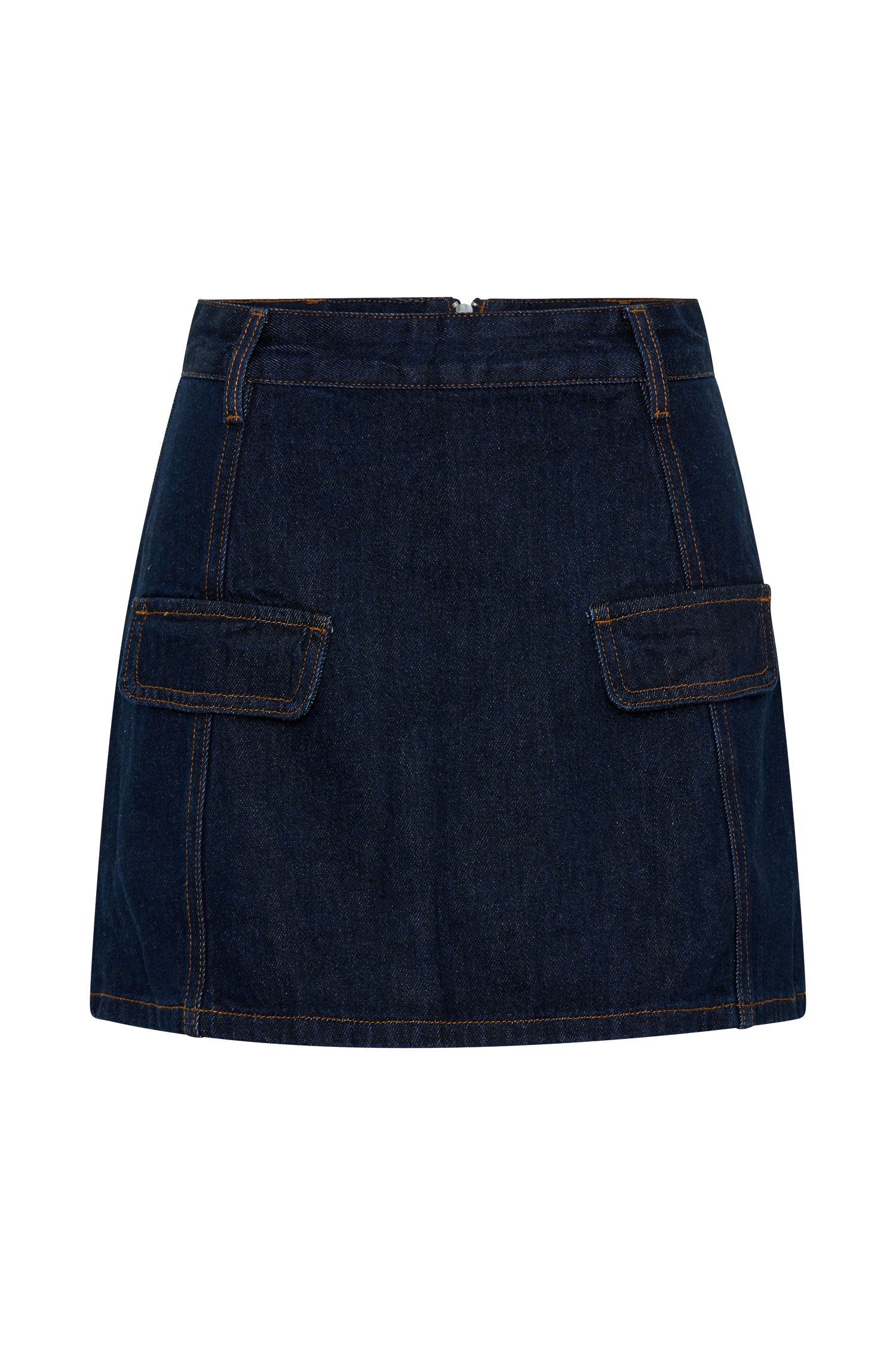 Rosalyn Mini Denim Skort - Indigo Blue #12