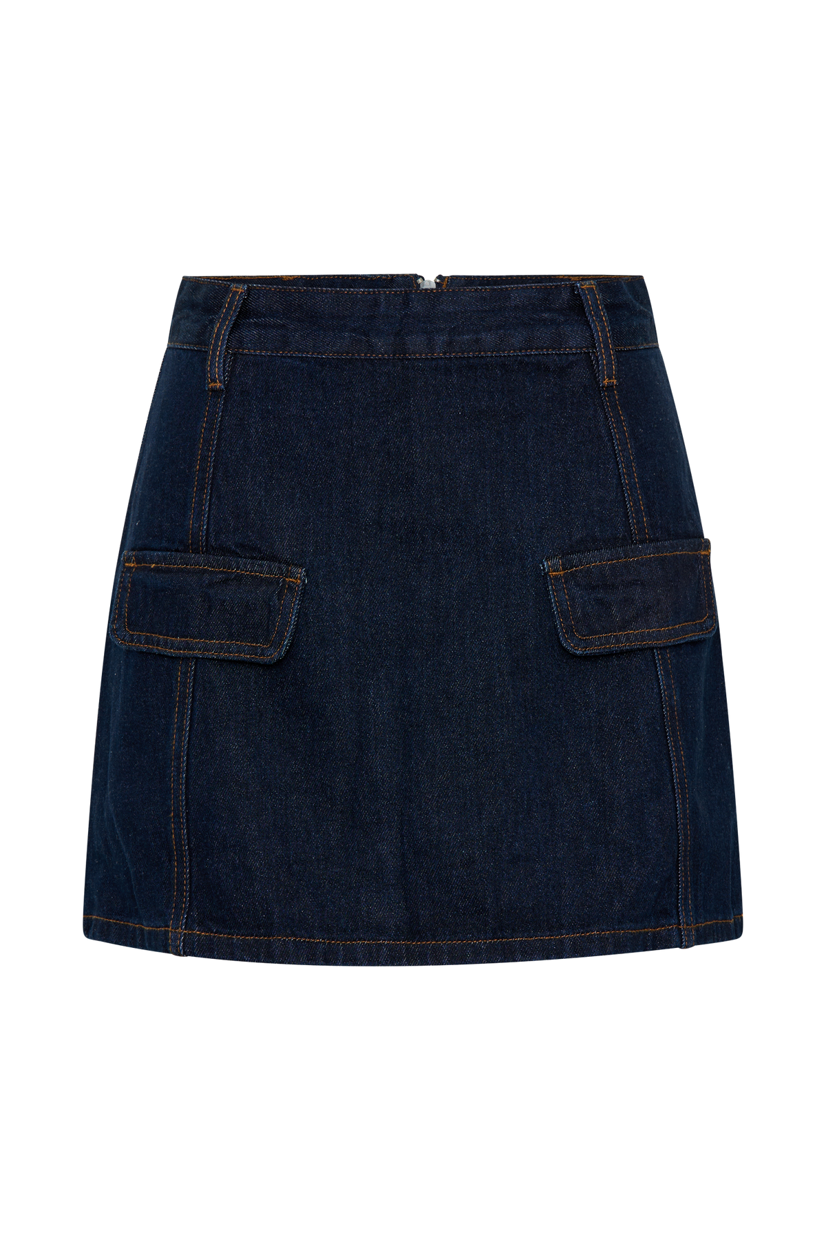 Rosalyn Mini Denim Skort - Indigo Blue #12