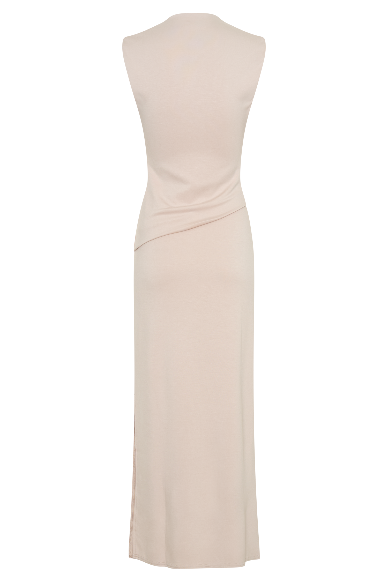 Lorelei Crepe Twist Midi Dress - Taupe #7
