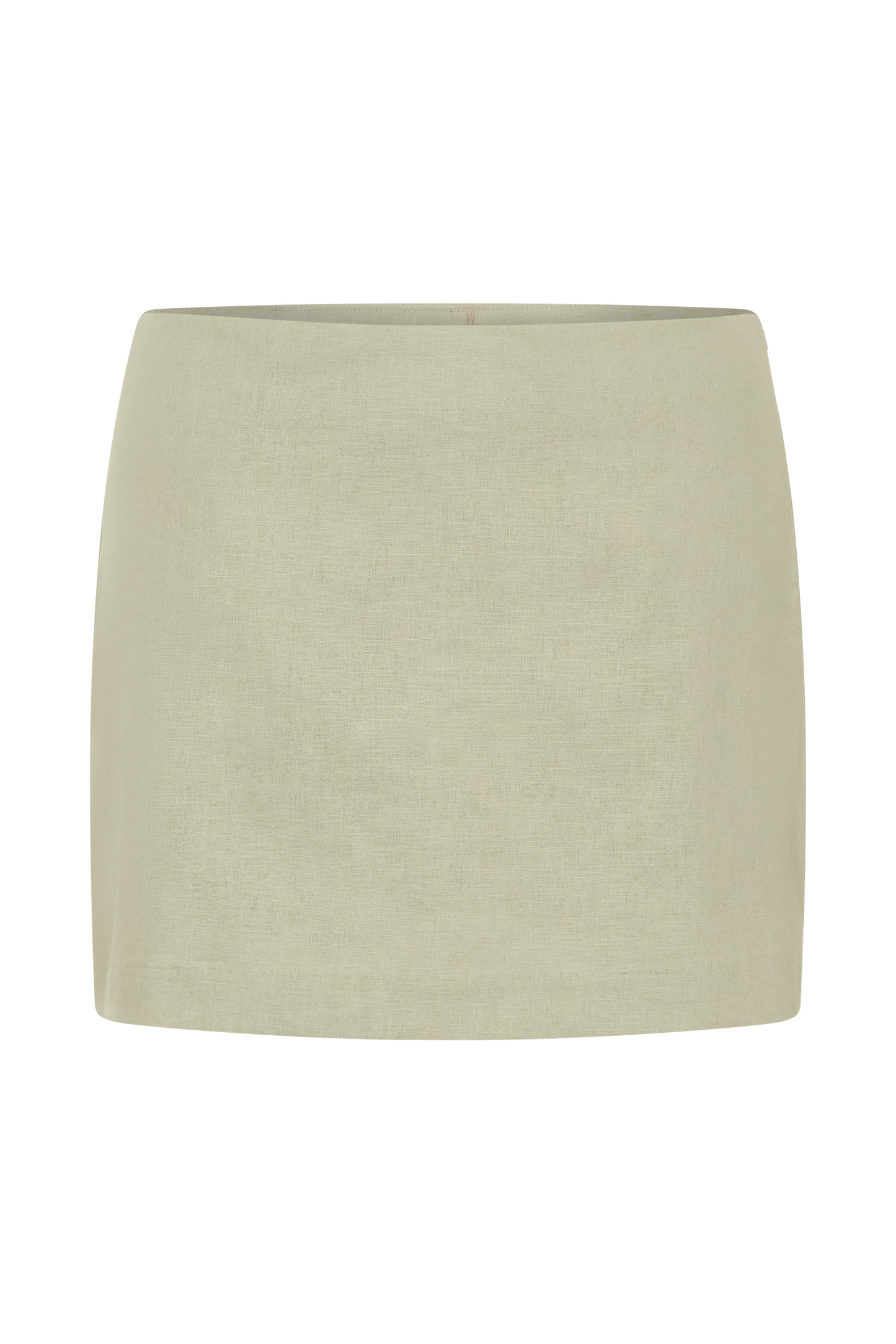 Ciara Linen Mini Skort - Basil