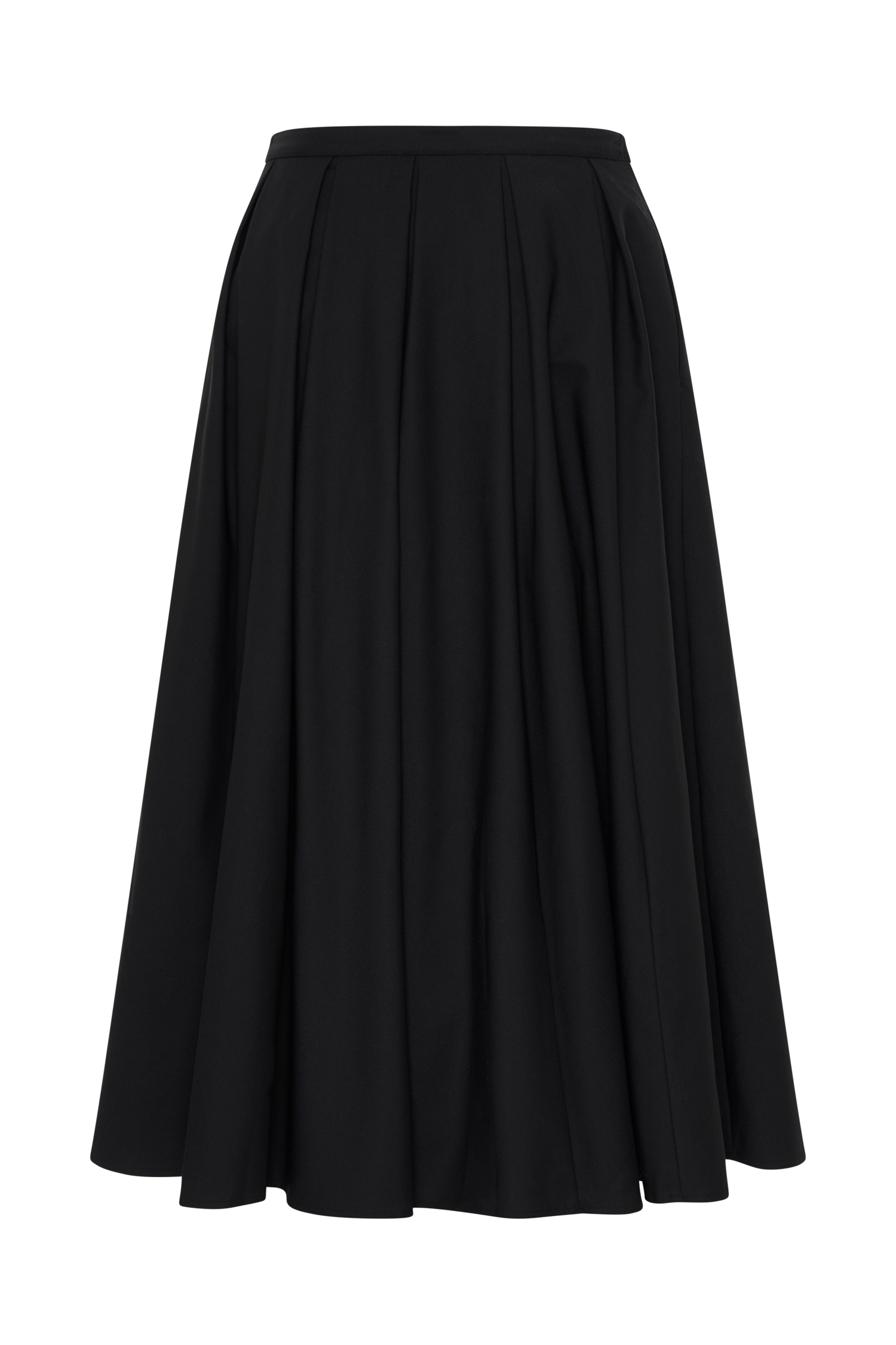 Clarence Linen A-Line Maxi Skirt - Black #8